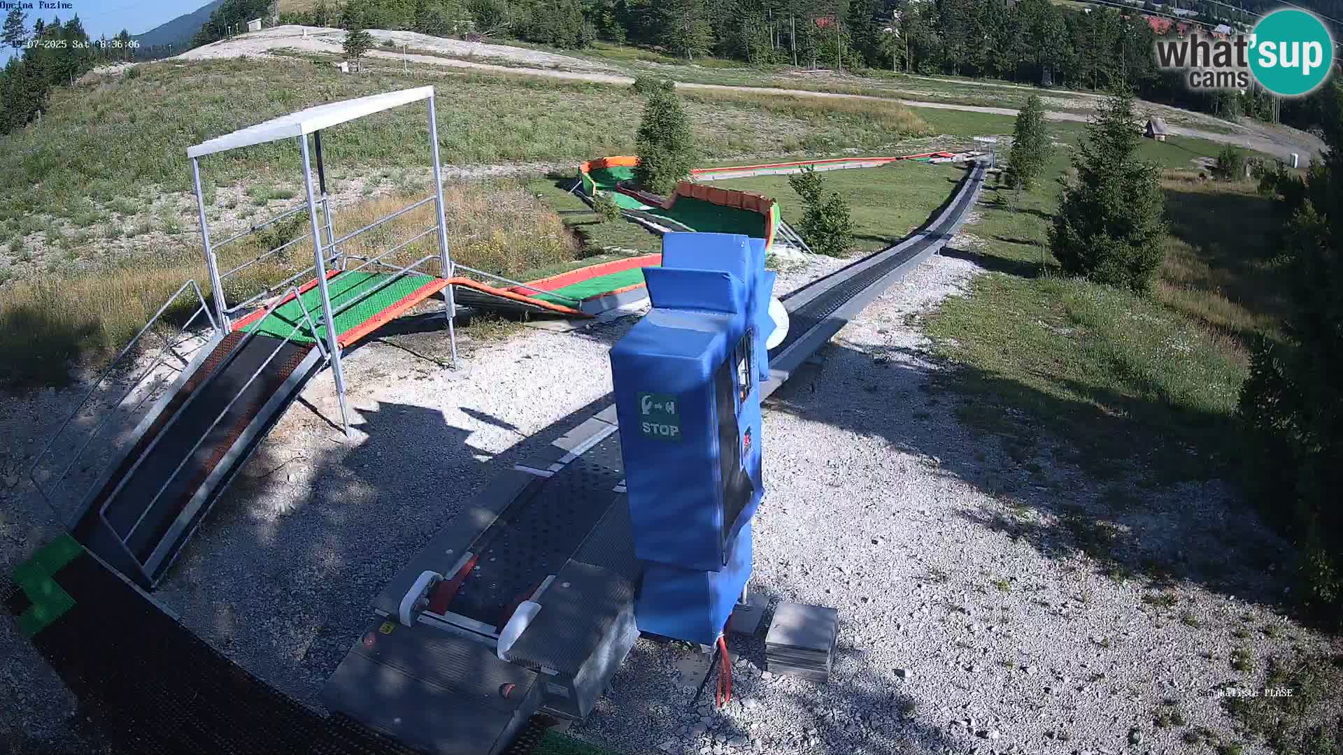 Live webcam Fužine toboggan run – Croatia