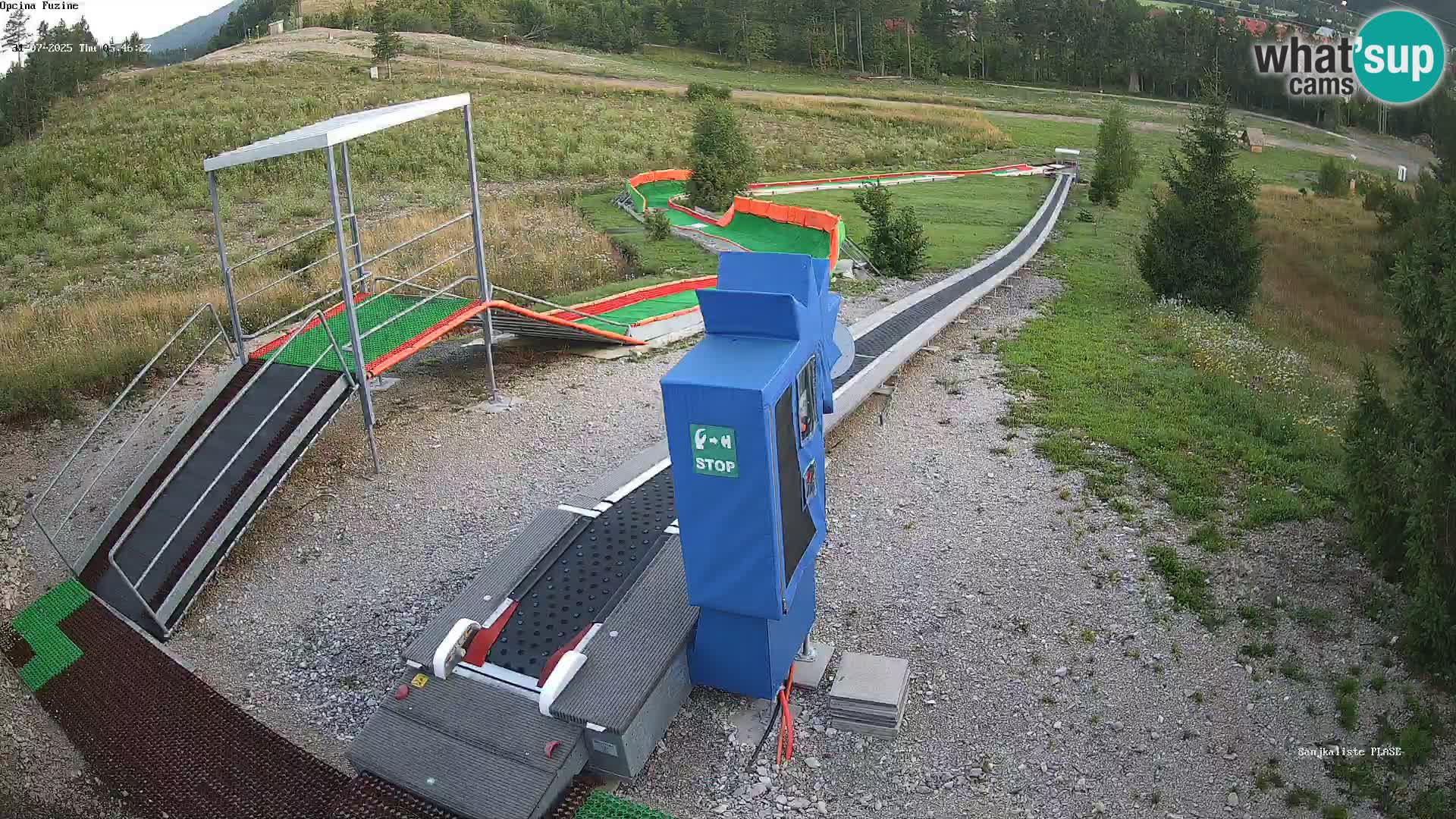 Webcam en vivo Pista de trineo Fužine – Croacia