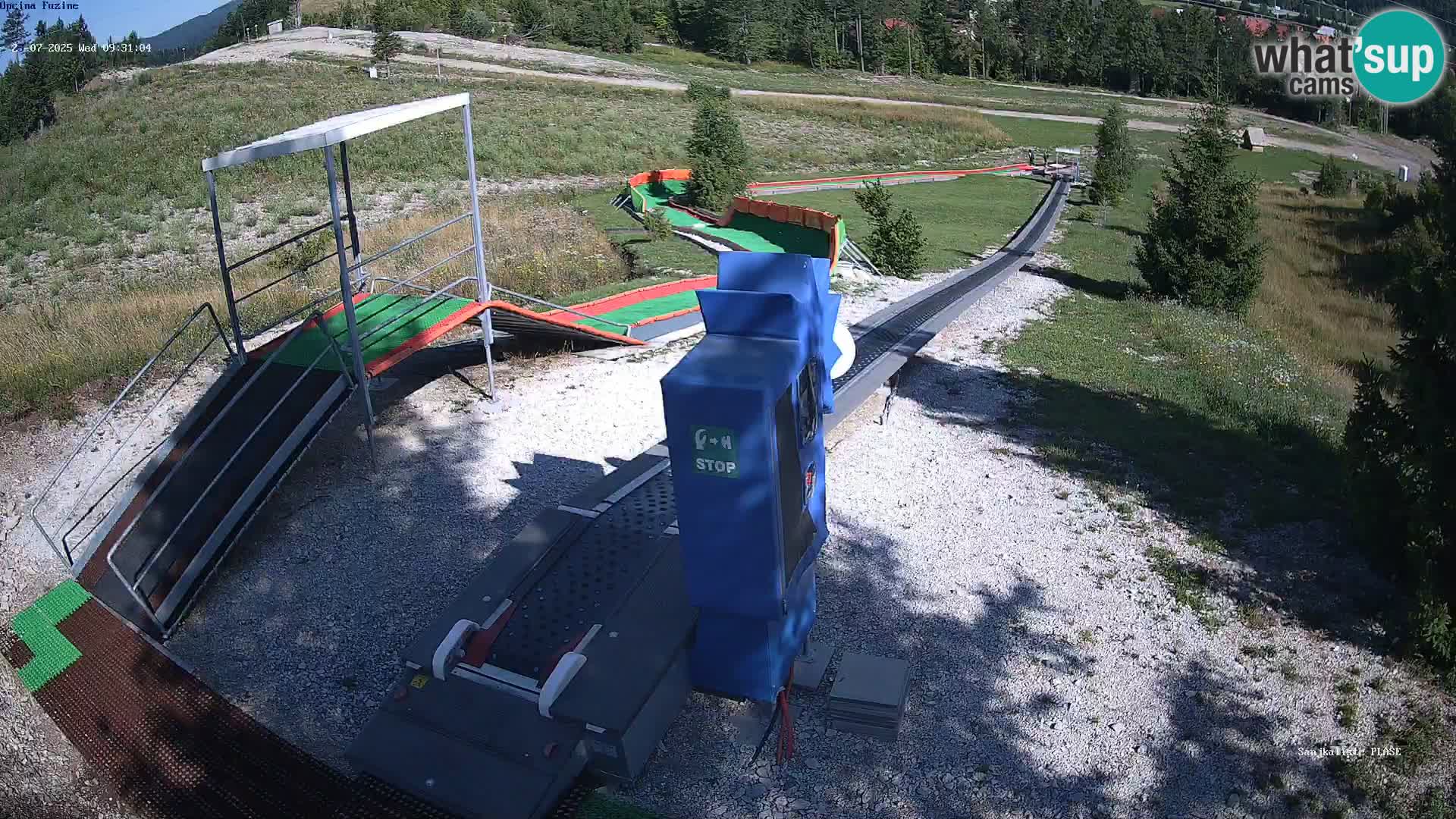 Webcam en vivo Pista de trineo Fužine – Croacia