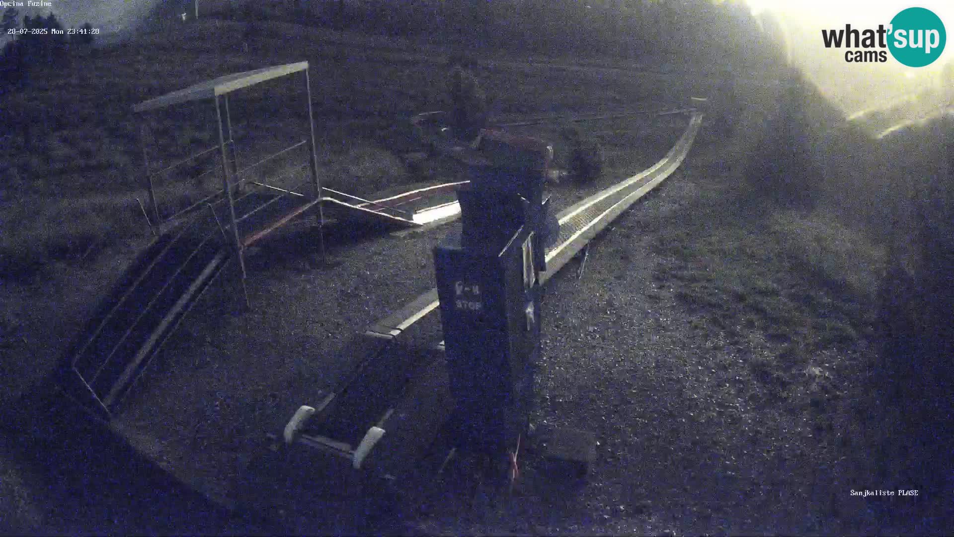 Live webcam Pista da slittino Fužine – Croazia