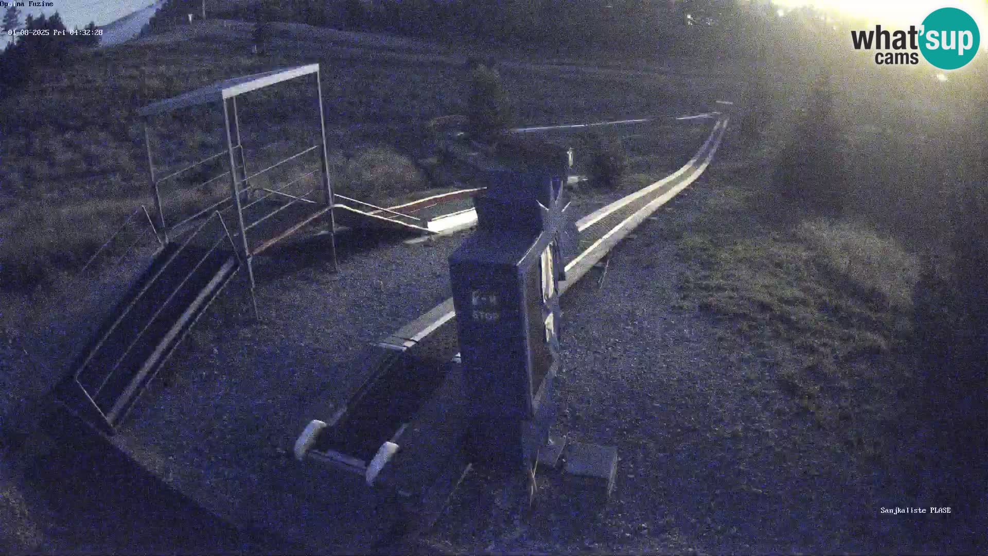 Live webcam Fužine toboggan run – Croatia