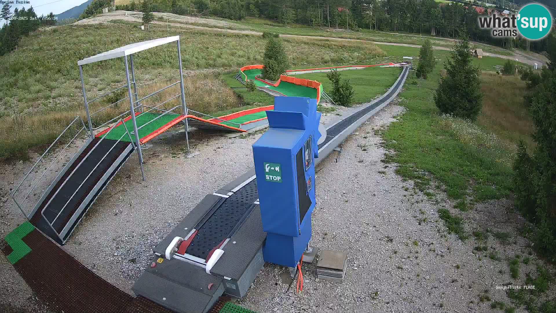 Live webcam Fužine toboggan run – Croatia