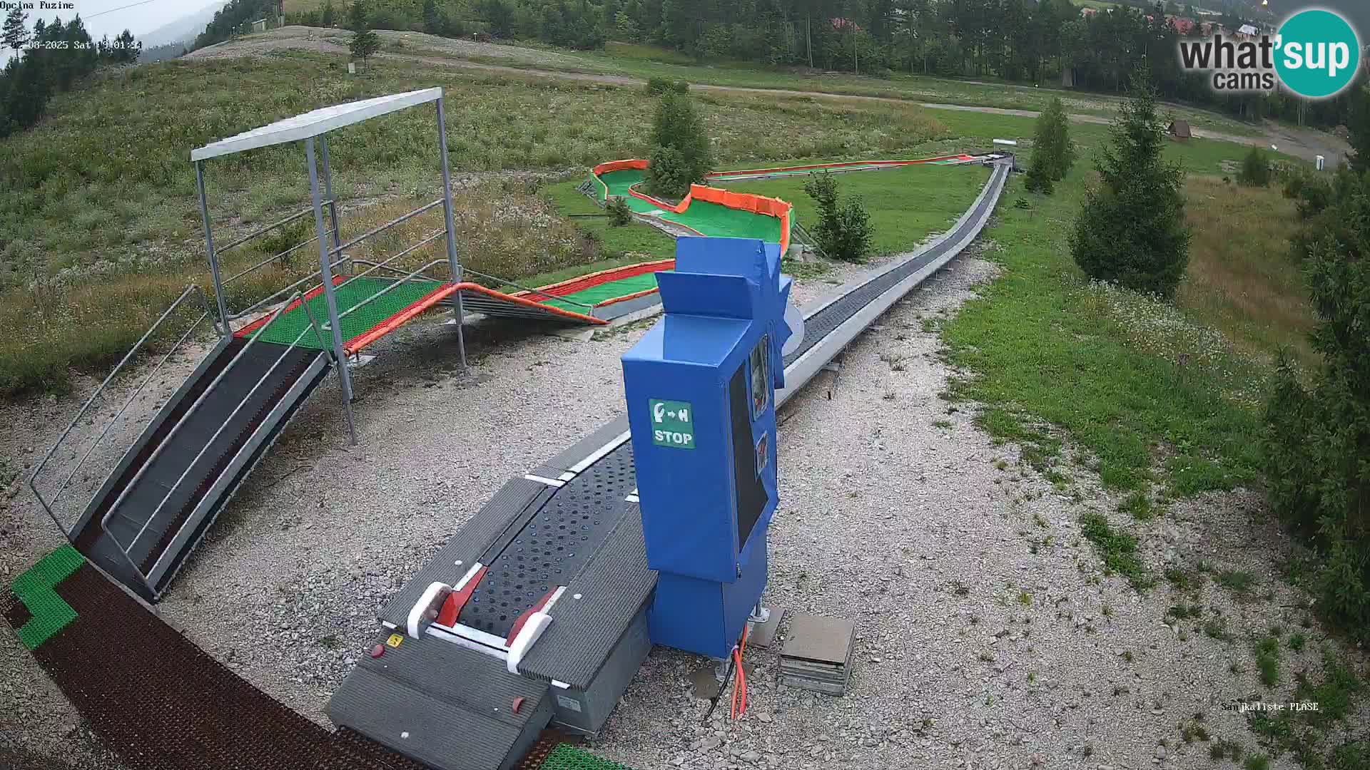 Webcam en direct Piste de luge de Fužine – Croatie