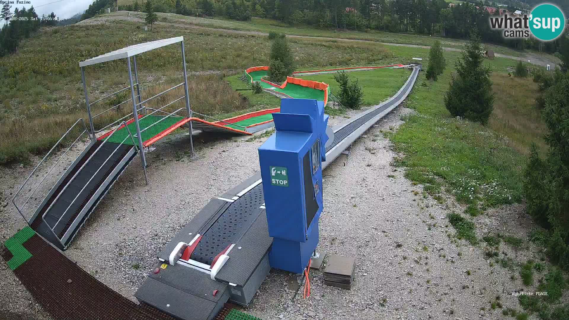 Spletna kamera v živo Sankališče Fužine – Hrvaška