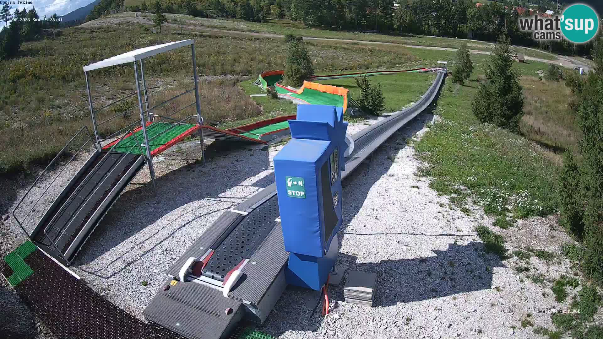 Webcam en direct Piste de luge de Fužine – Croatie