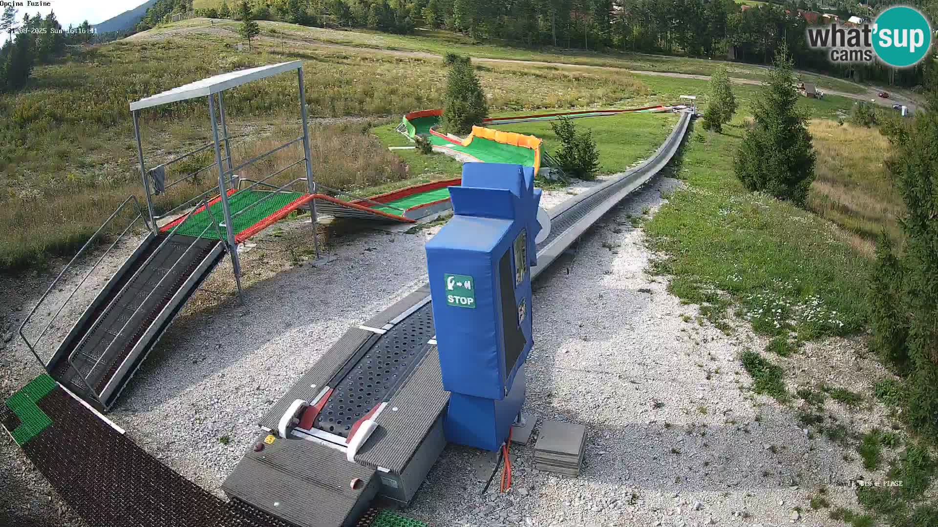 Webcam en direct Piste de luge de Fužine – Croatie