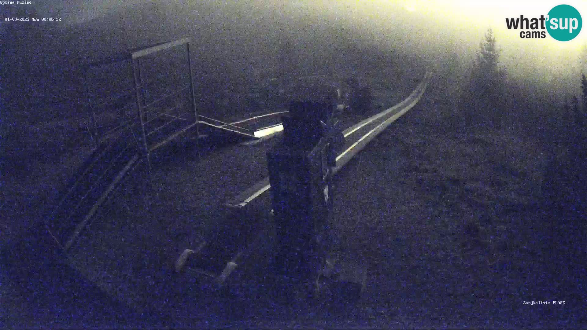 Live webcam Fužine toboggan run – Croatia