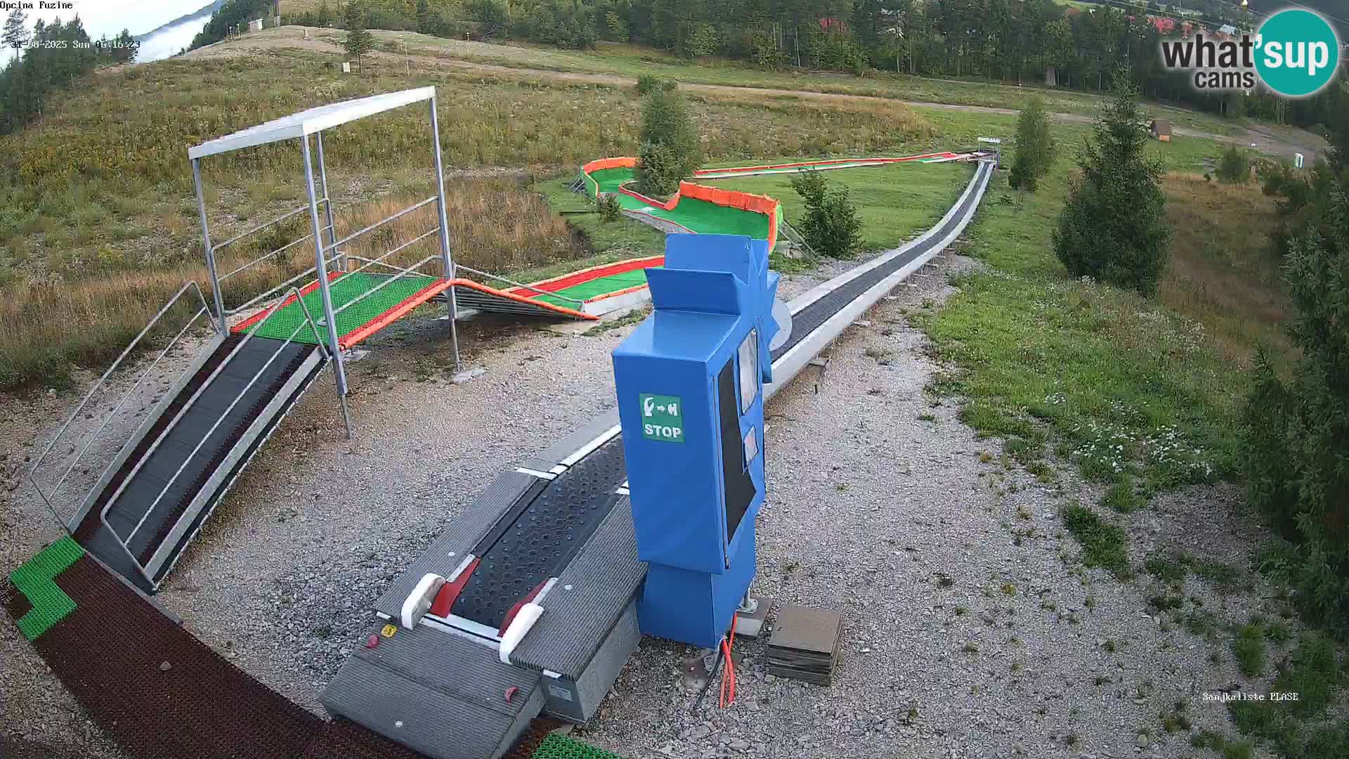 Webcam en direct Piste de luge de Fužine – Croatie