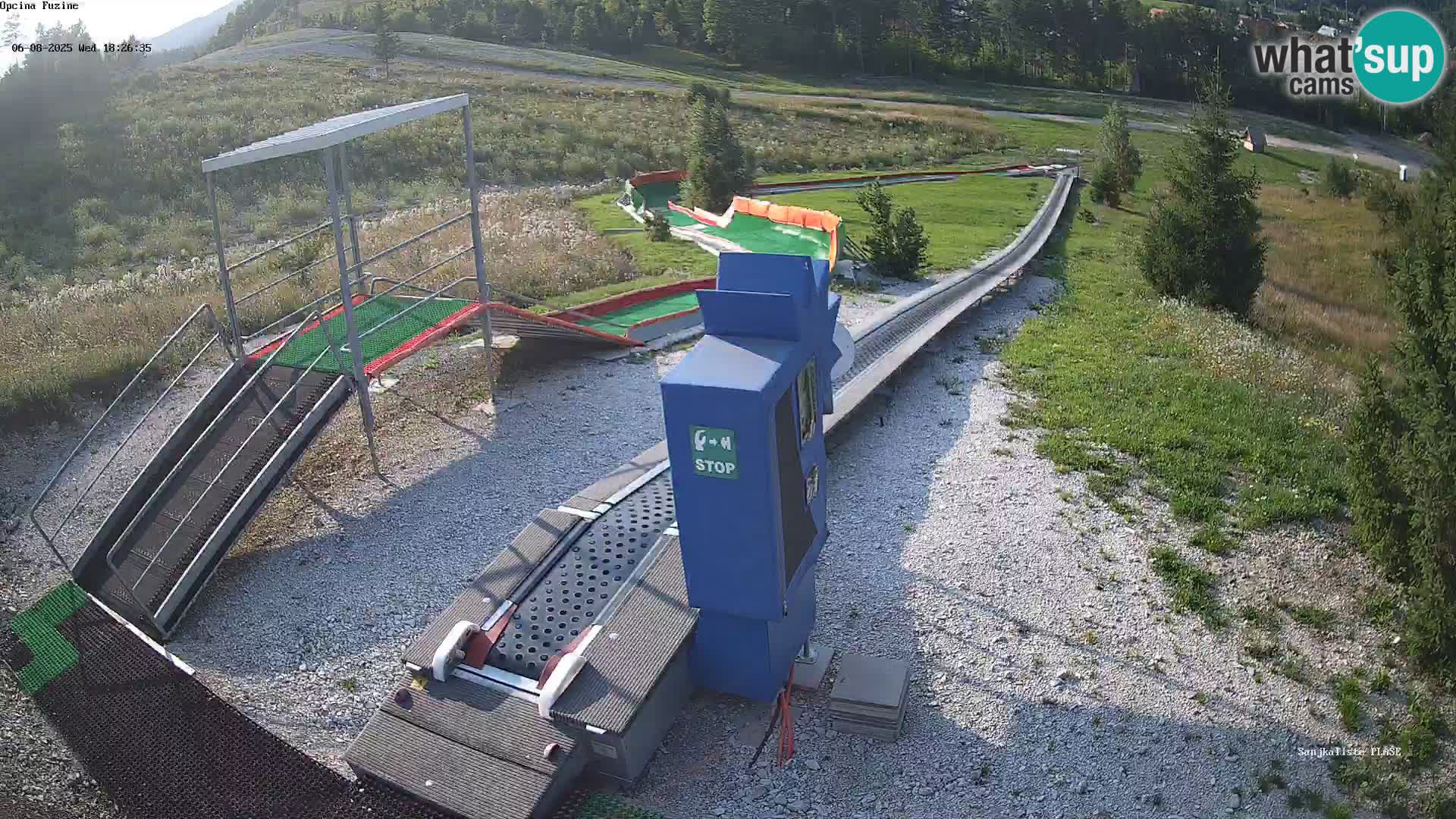 Webcam en vivo Pista de trineo Fužine – Croacia