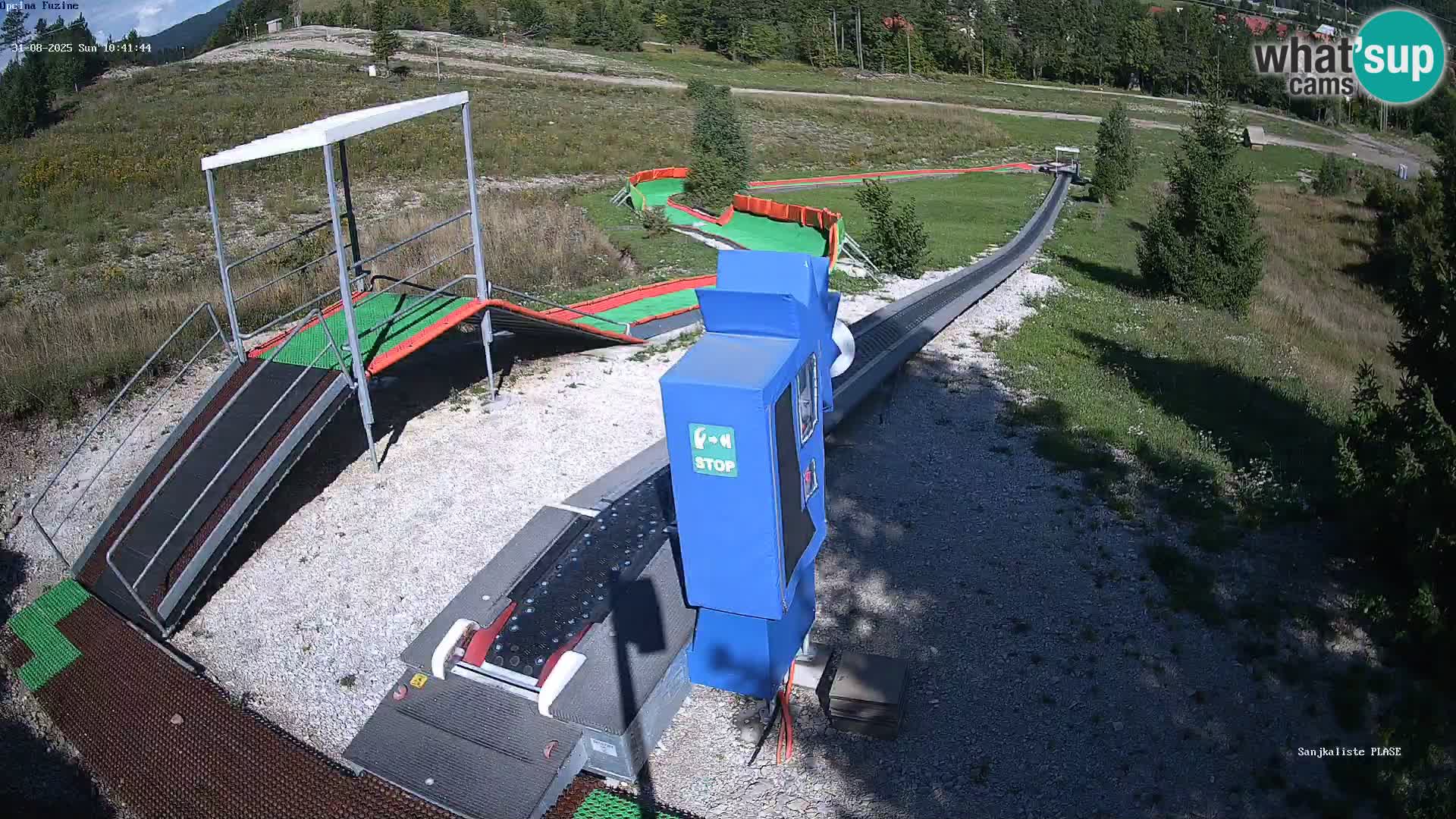 Live webcam Fužine toboggan run – Croatia