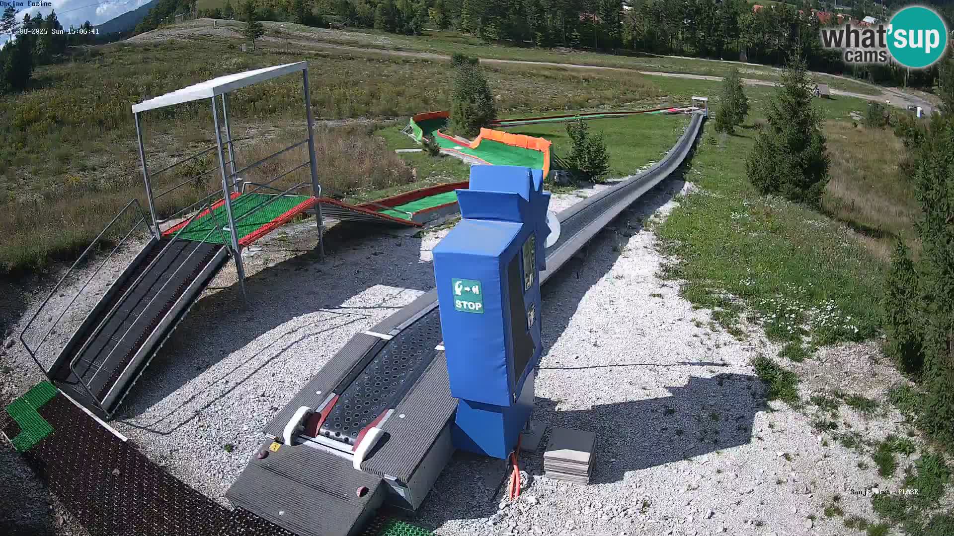 Live webcam Fužine toboggan run – Croatia