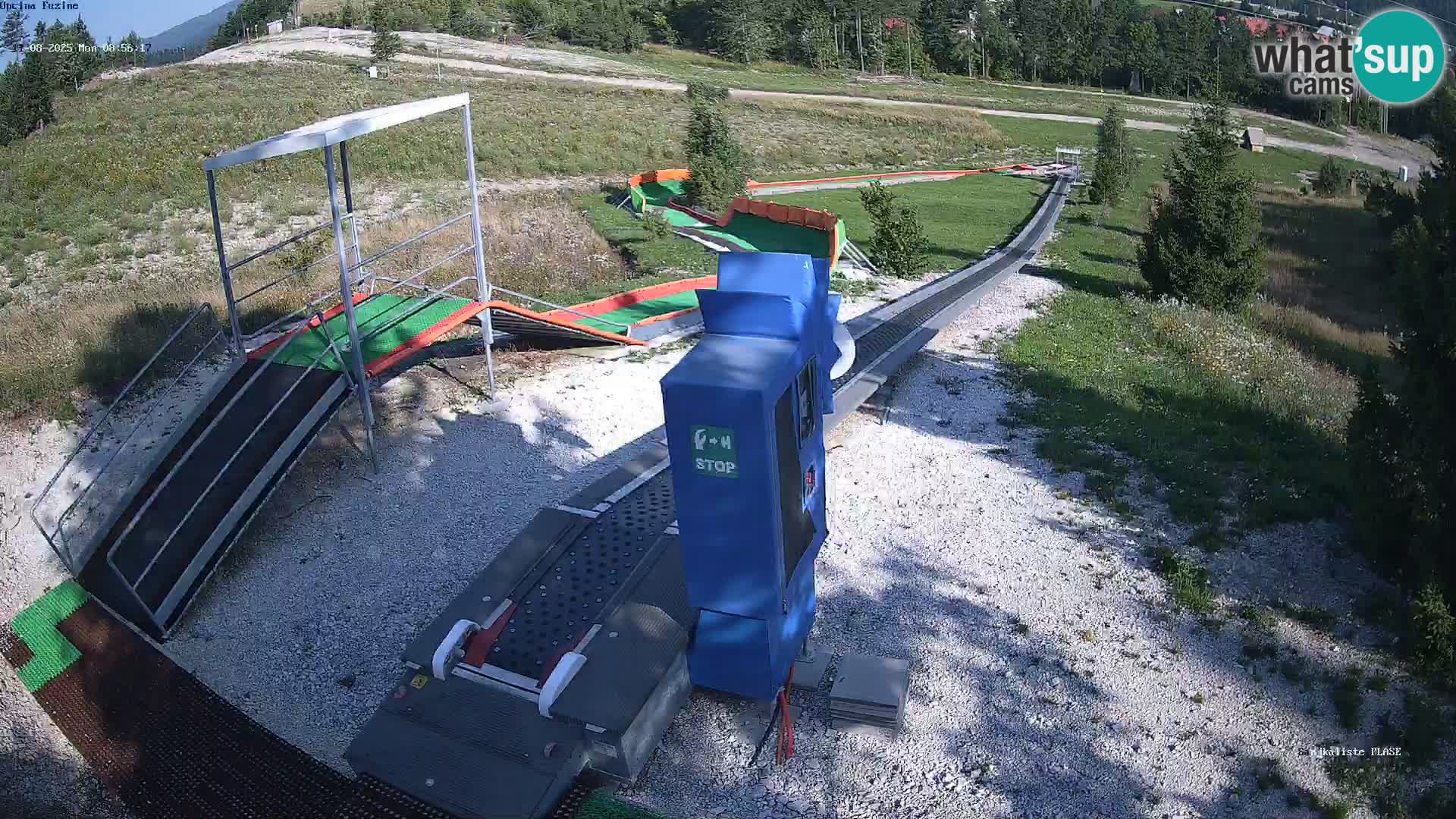 Spletna kamera v živo Sankališče Fužine – Hrvaška