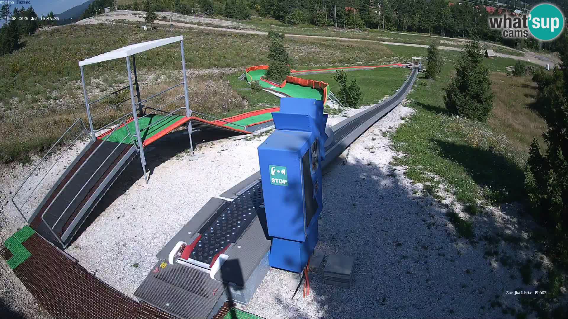 Spletna kamera v živo Sankališče Fužine – Hrvaška