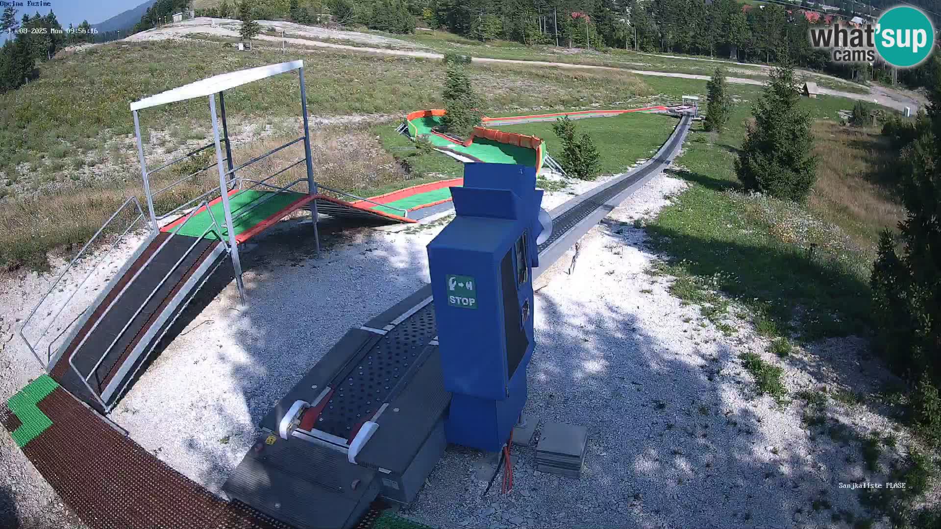 Webcam en vivo Pista de trineo Fužine – Croacia