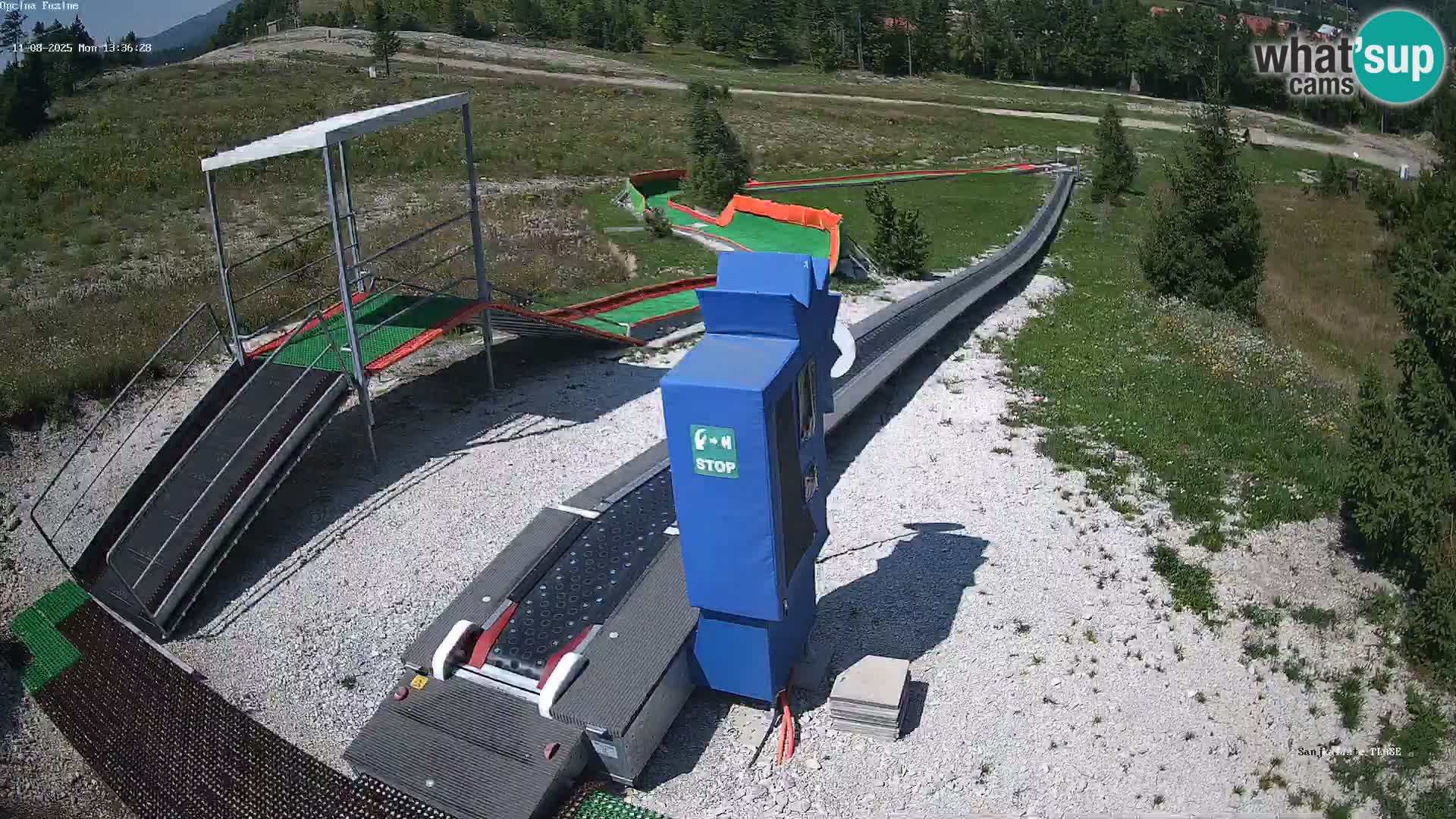 Spletna kamera v živo Sankališče Fužine – Hrvaška