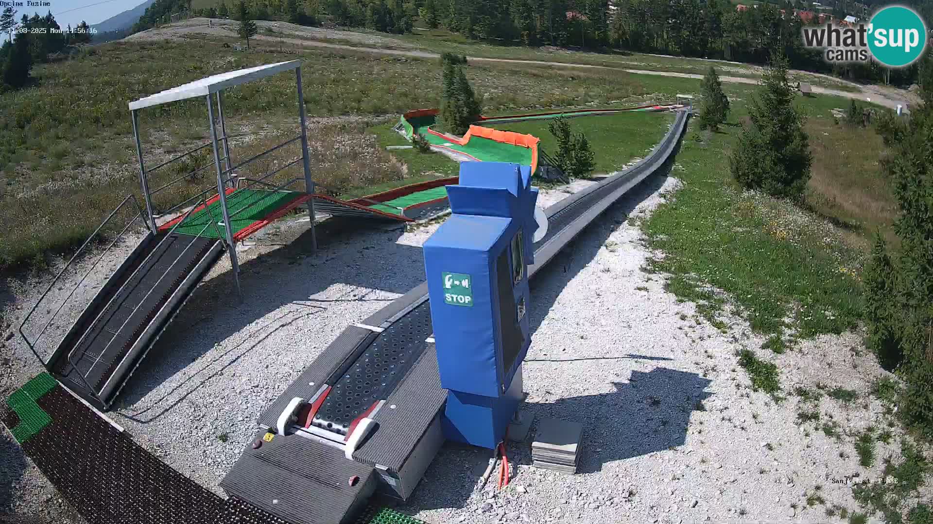 Live webcam Pista da slittino Fužine – Croazia