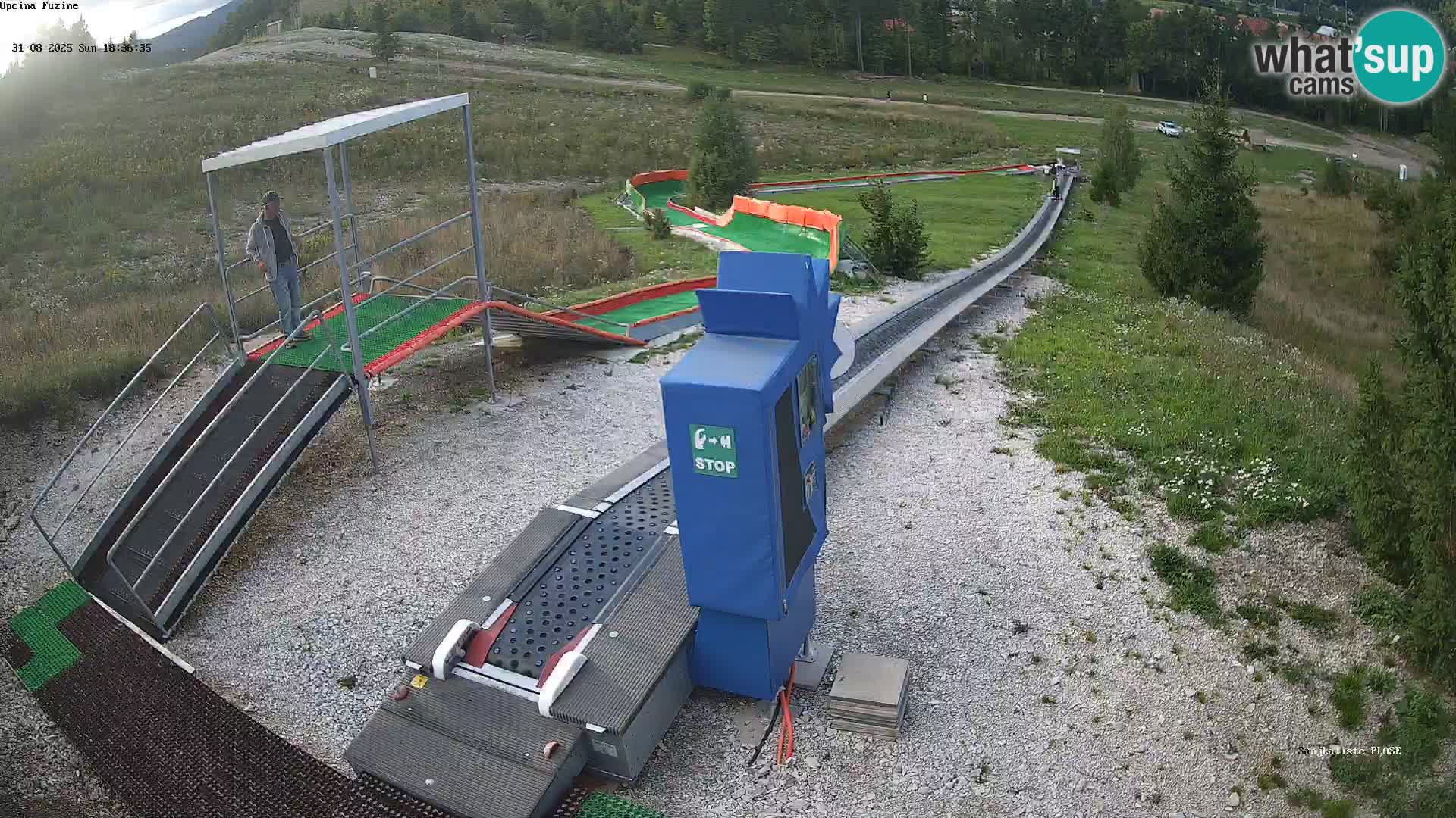 Live webcam Fužine toboggan run – Croatia