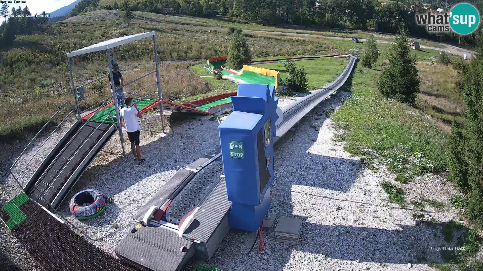 Live webcam Pista da slittino Fužine – Croazia
