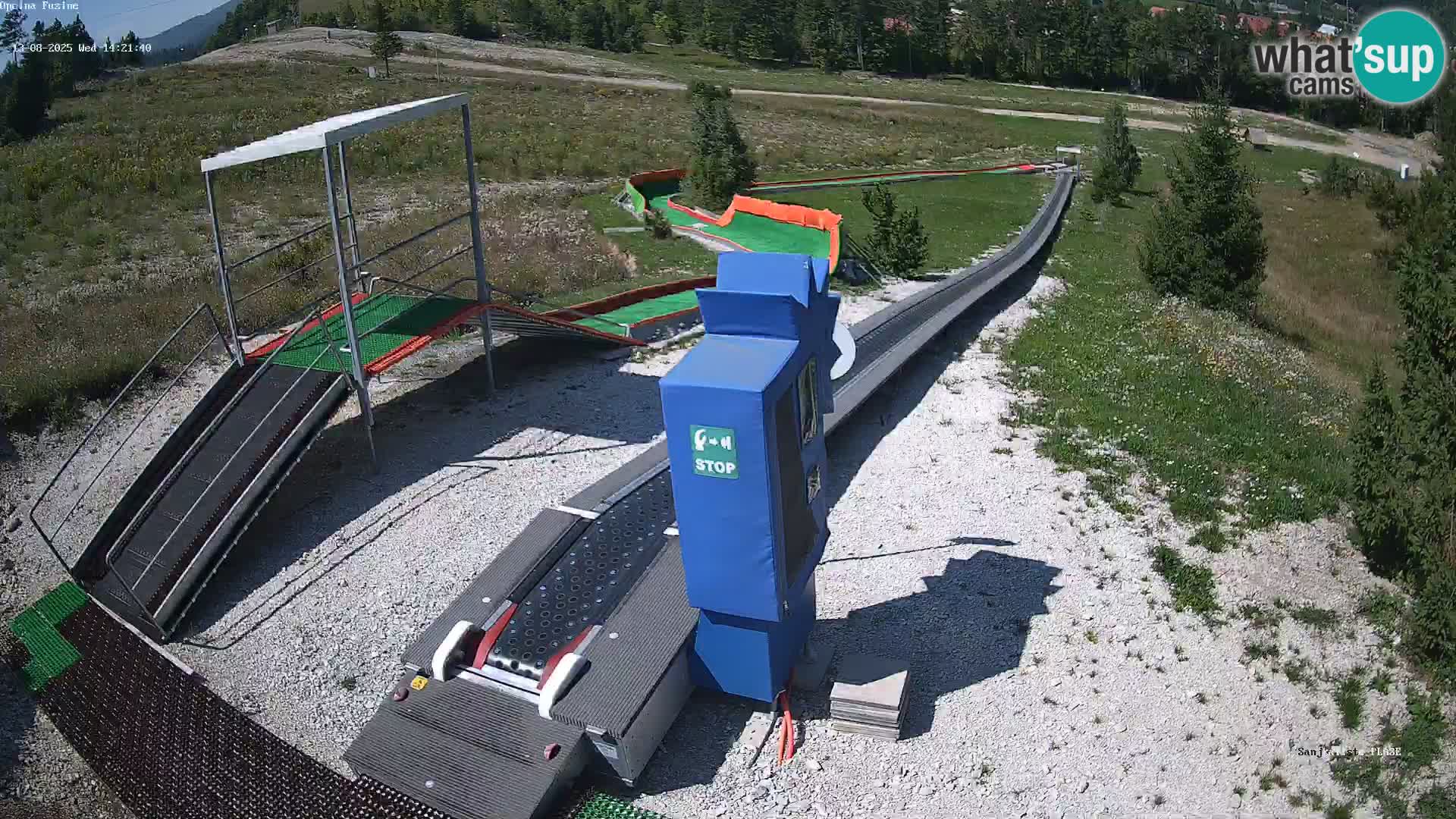 Webcam en direct Piste de luge de Fužine – Croatie