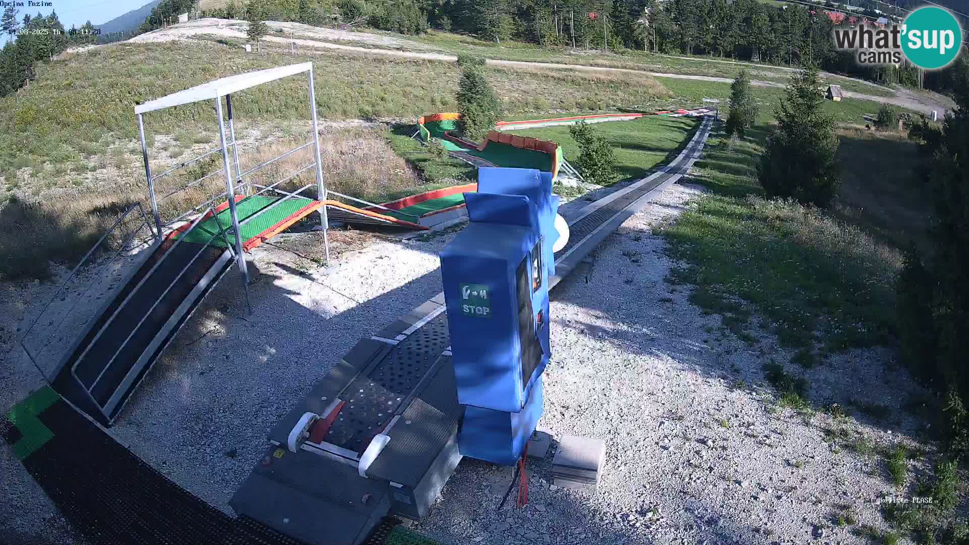 Webcam en direct Piste de luge de Fužine – Croatie