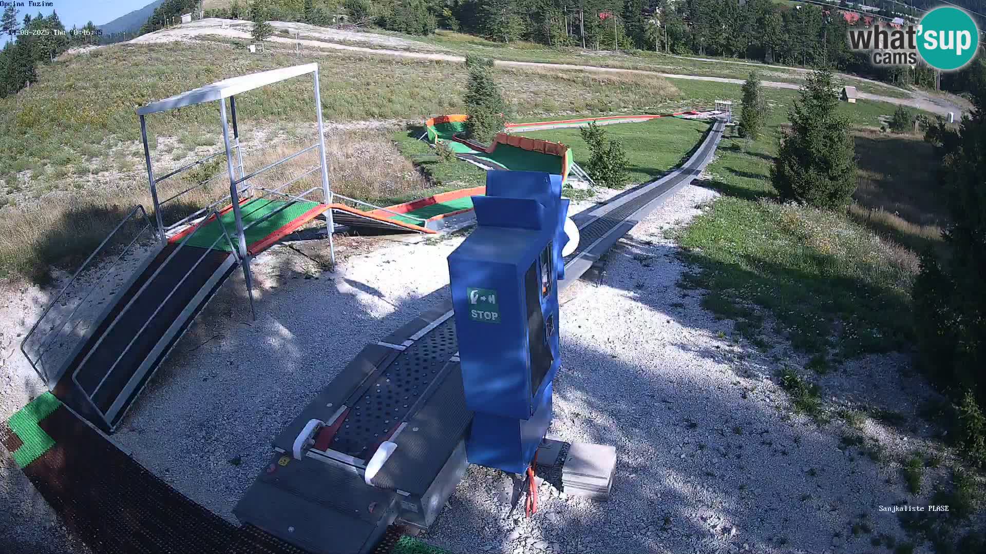 Webcam en direct Piste de luge de Fužine – Croatie