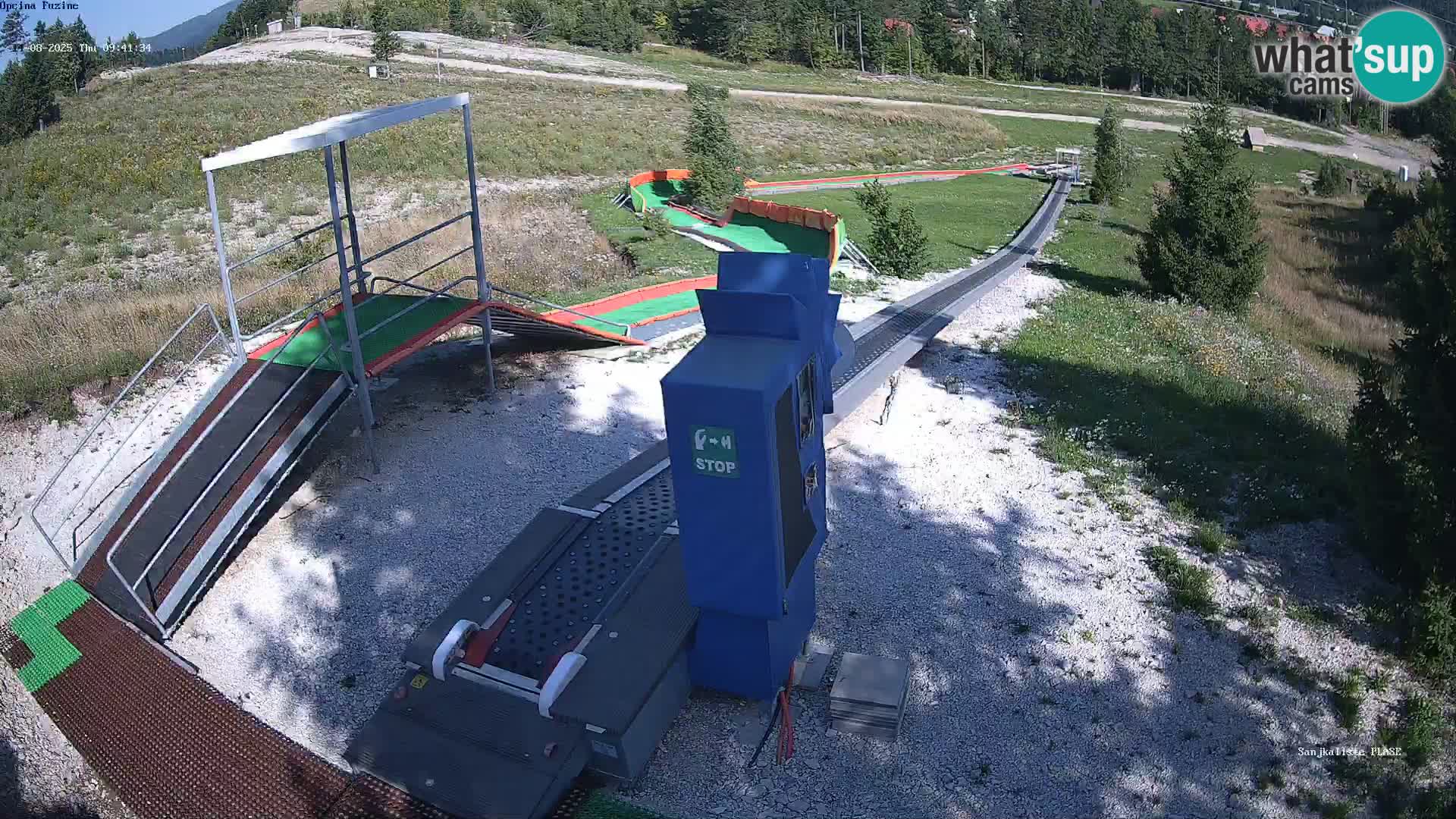 Webcam en direct Piste de luge de Fužine – Croatie