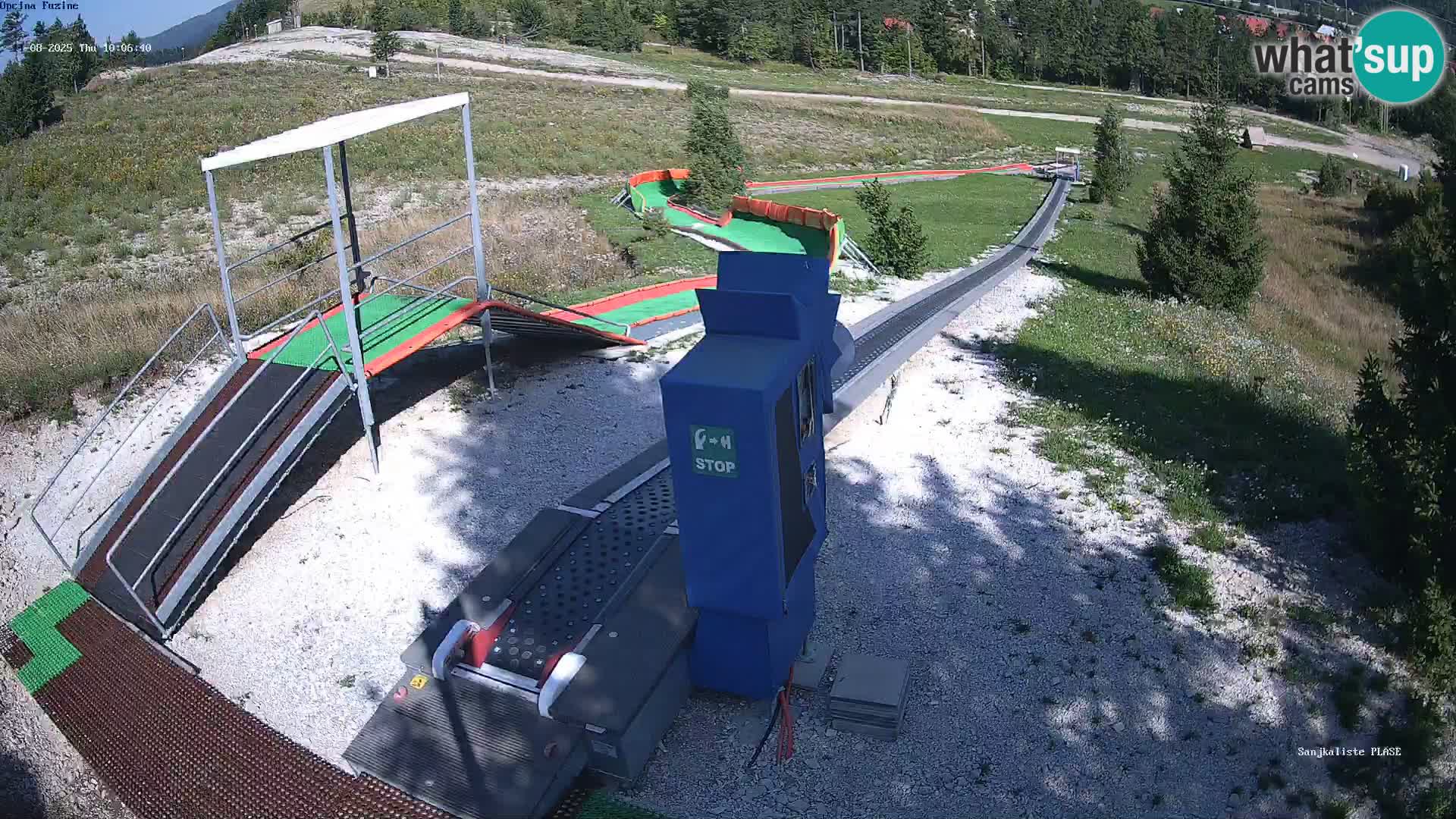 Webcam en direct Piste de luge de Fužine – Croatie