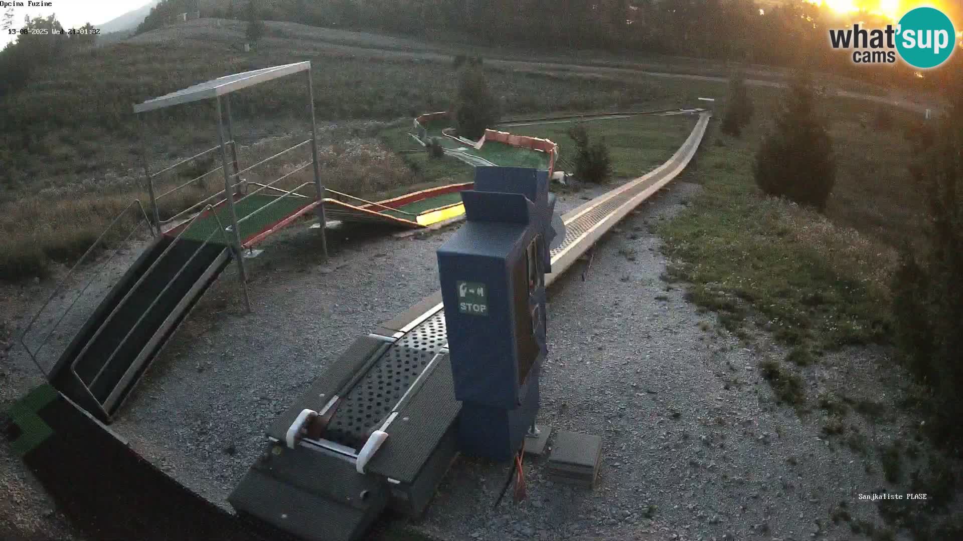 Webcam en direct Piste de luge de Fužine – Croatie