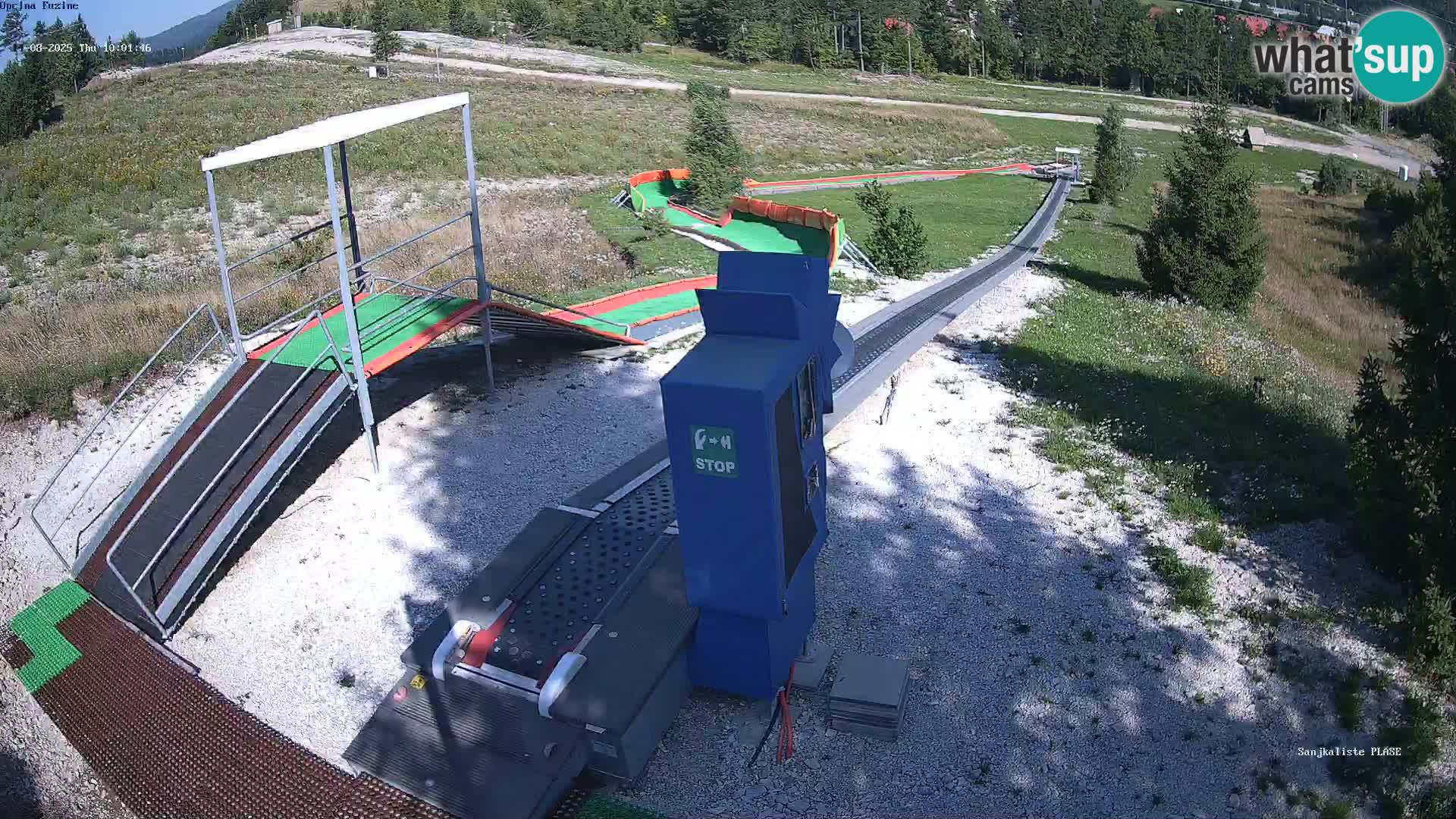 Webcam en vivo Pista de trineo Fužine – Croacia