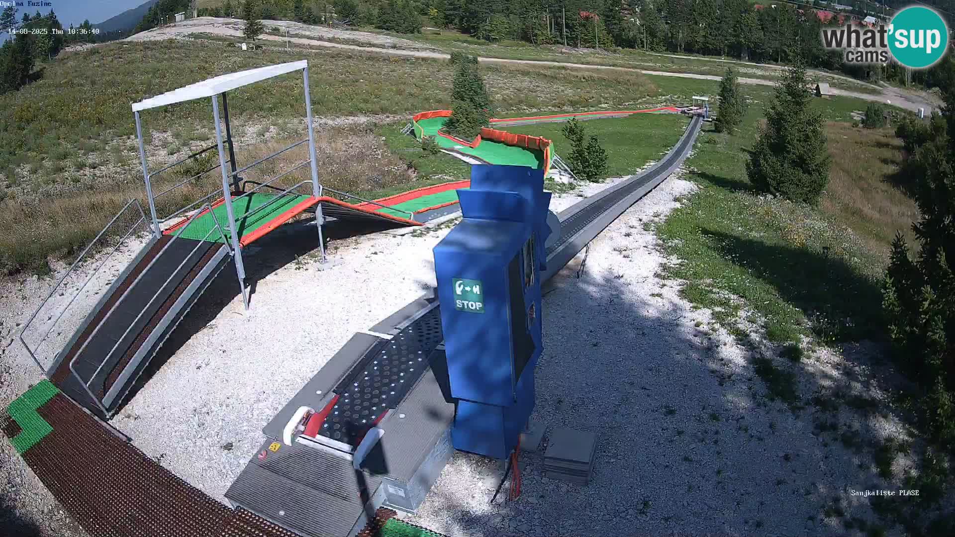 Webcam en vivo Pista de trineo Fužine – Croacia
