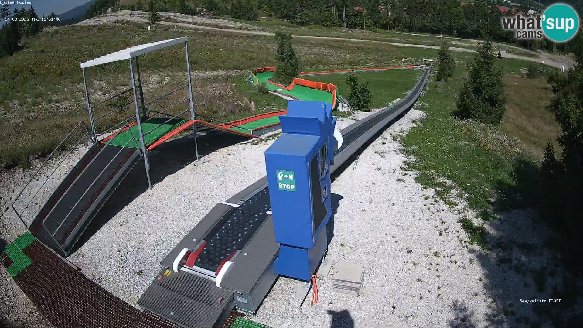 Webcam en vivo Pista de trineo Fužine – Croacia