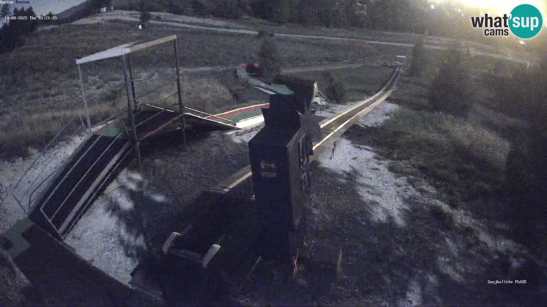 Webcam en vivo Pista de trineo Fužine – Croacia