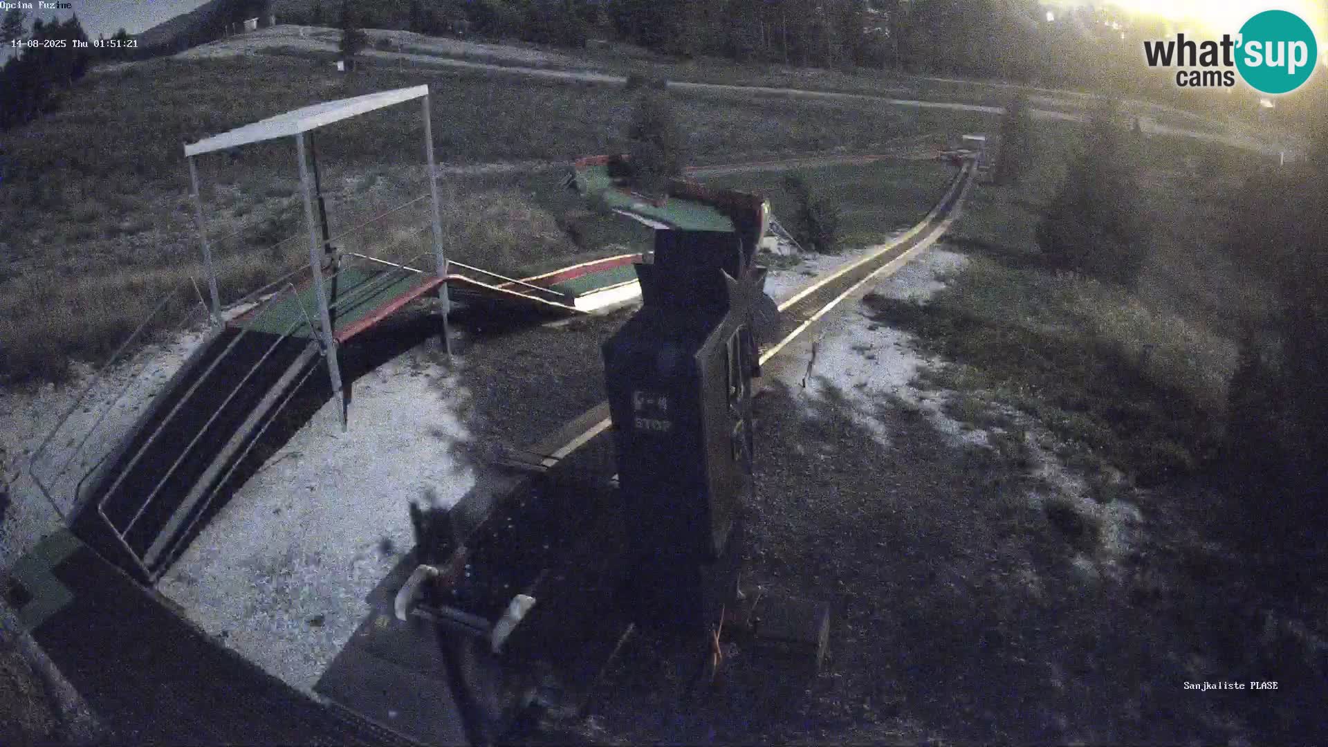 Webcam en vivo Pista de trineo Fužine – Croacia