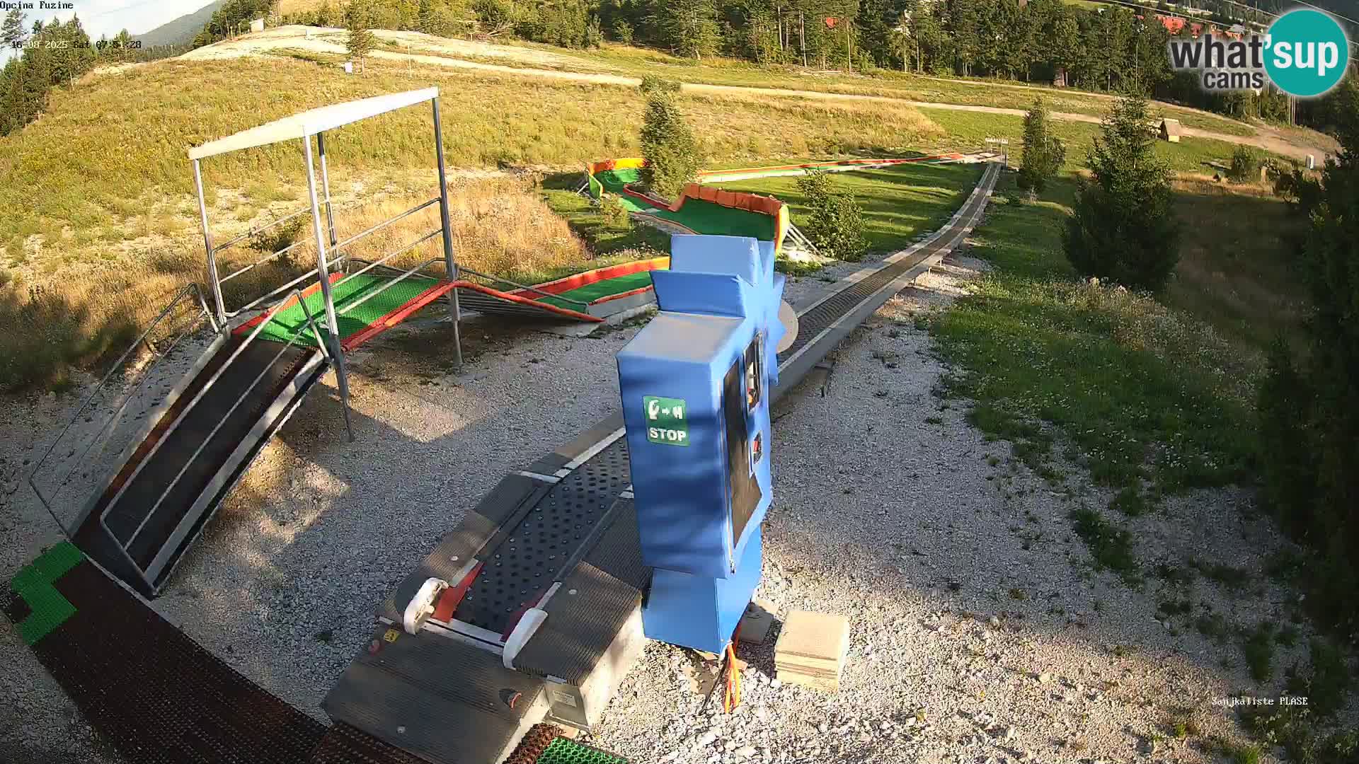 Webcam en direct Piste de luge de Fužine – Croatie