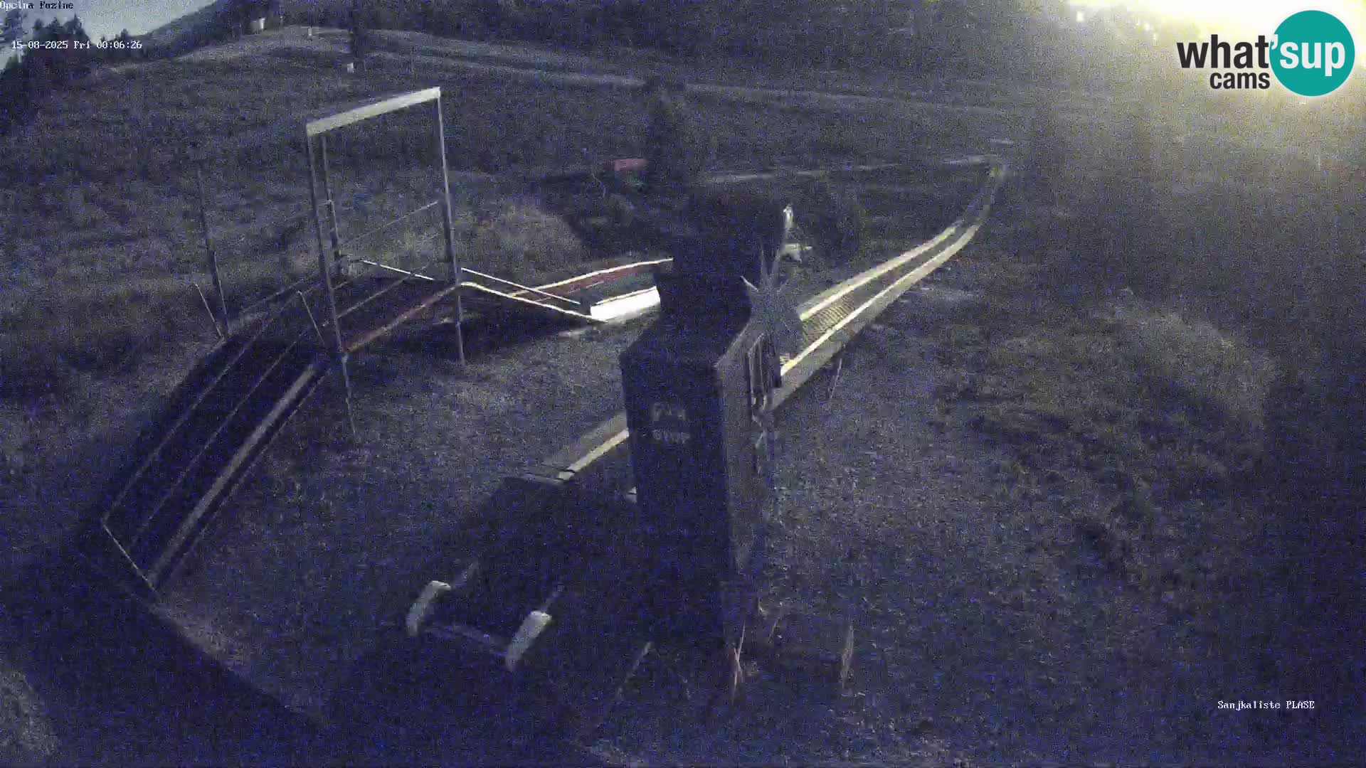 Live webcam Pista da slittino Fužine – Croazia