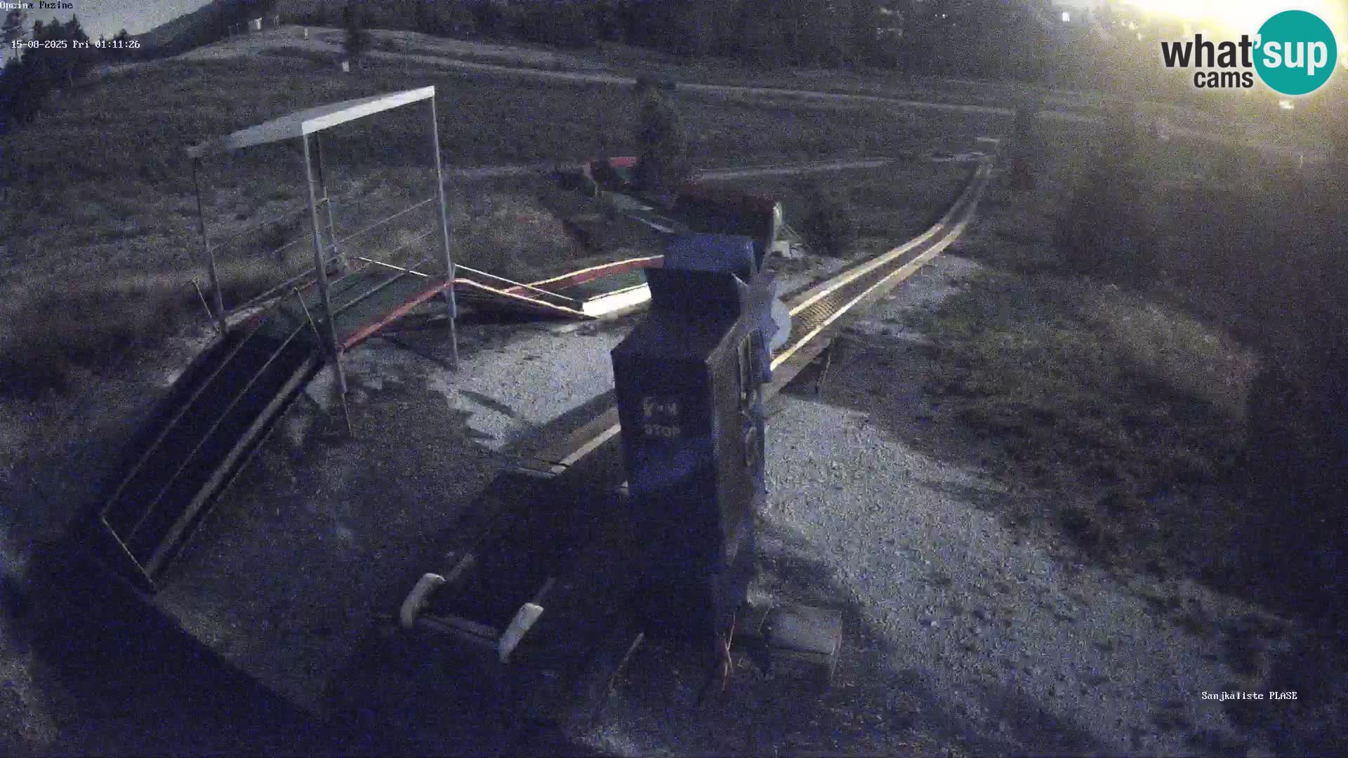 Webcam en direct Piste de luge de Fužine – Croatie