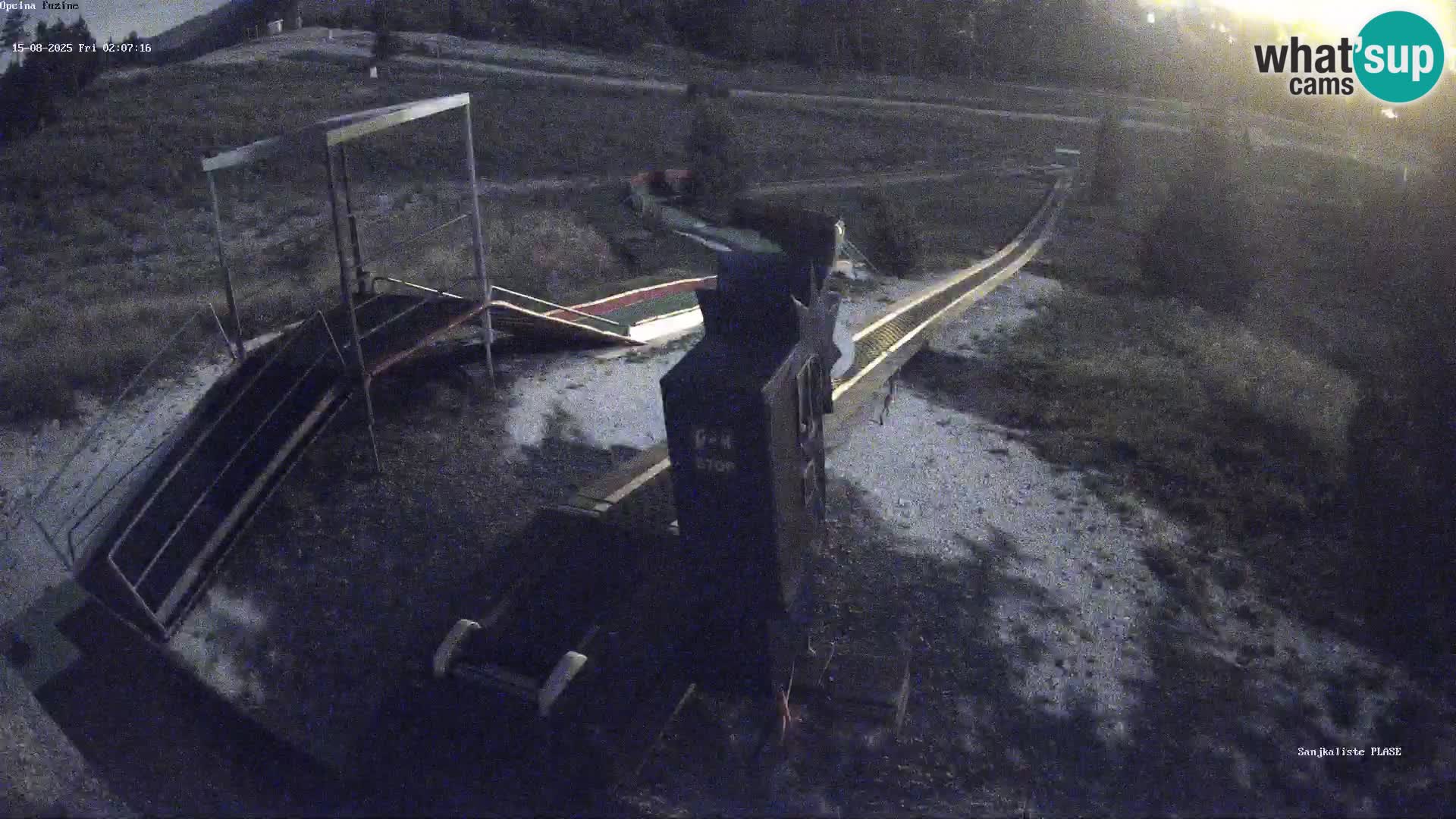 Webcam en direct Piste de luge de Fužine – Croatie