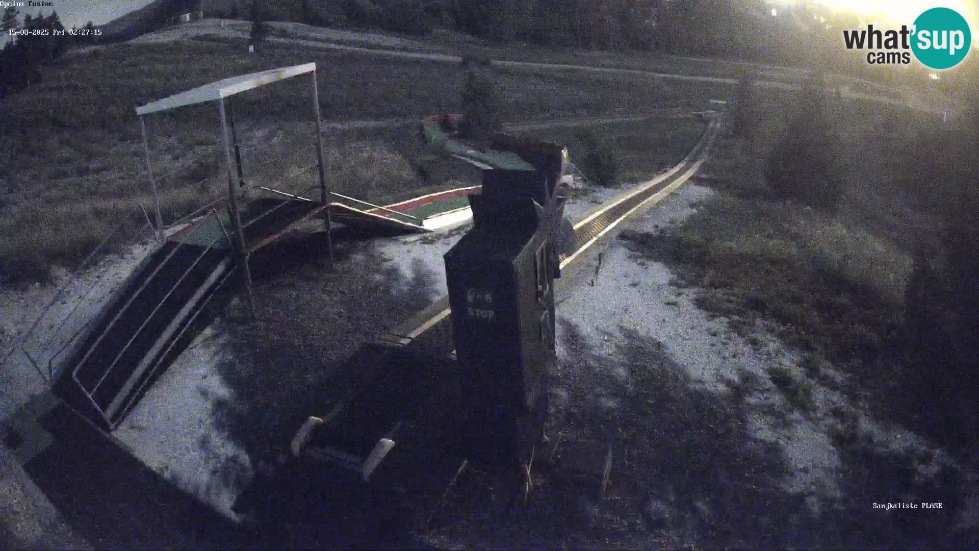 Webcam en direct Piste de luge de Fužine – Croatie