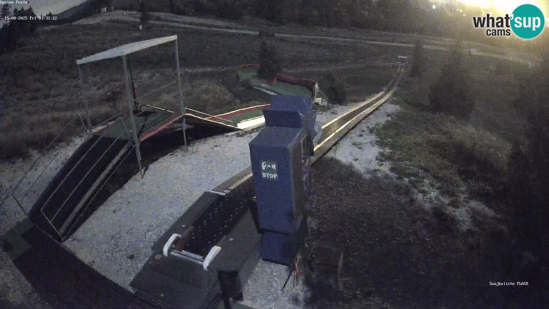 Webcam en vivo Pista de trineo Fužine – Croacia