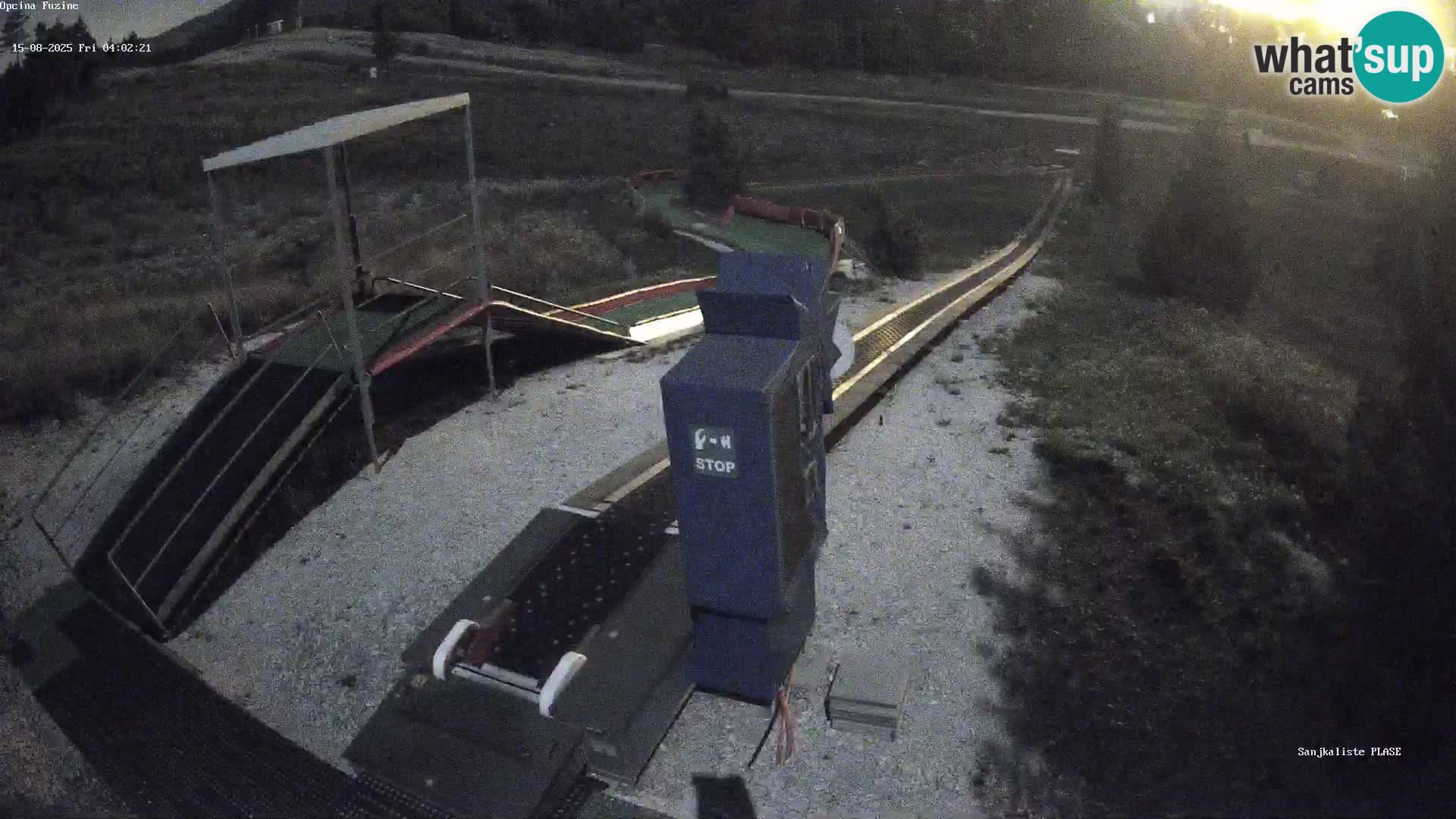 Live webcam Fužine toboggan run – Croatia