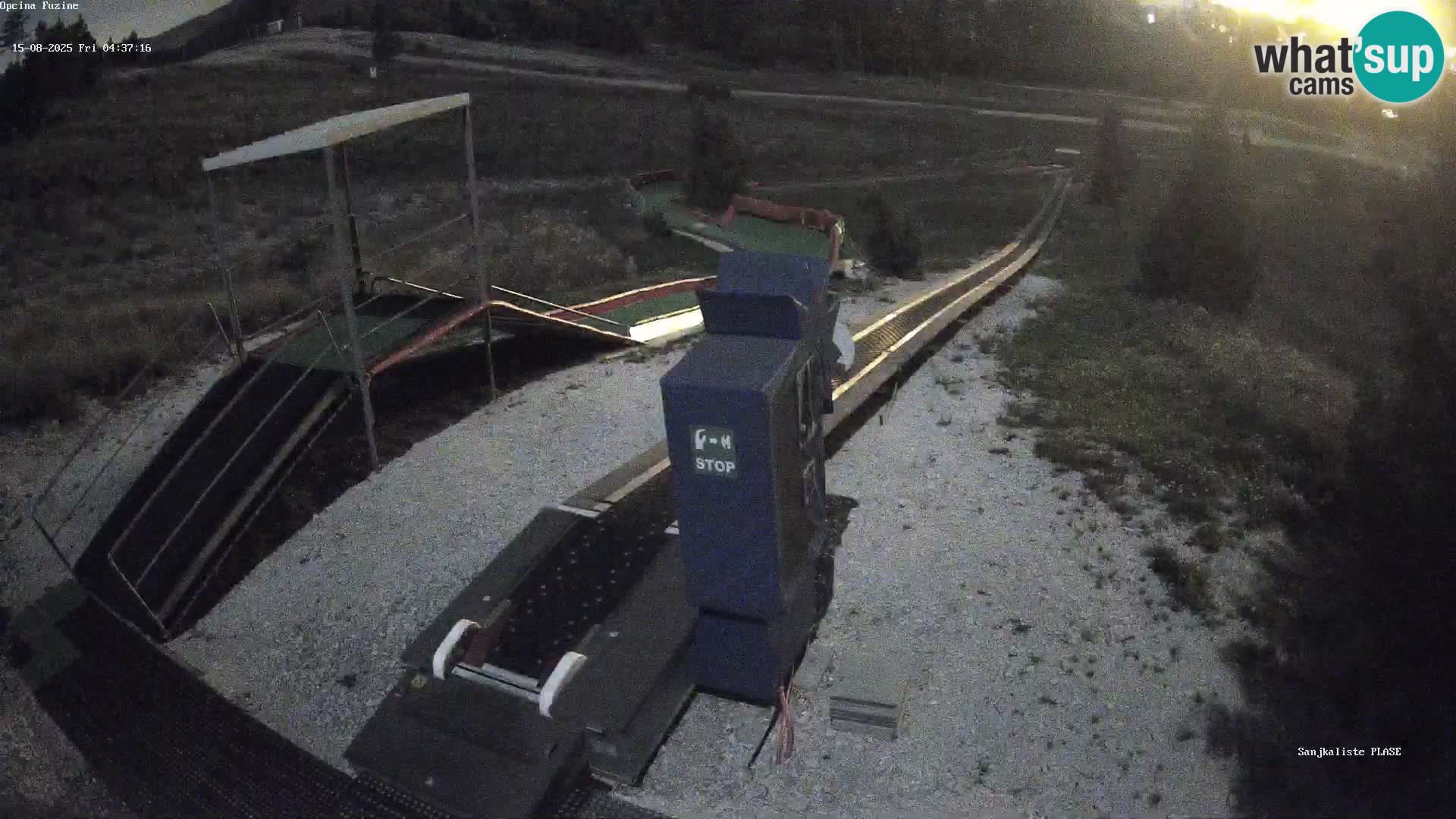 Live webcam Fužine toboggan run – Croatia