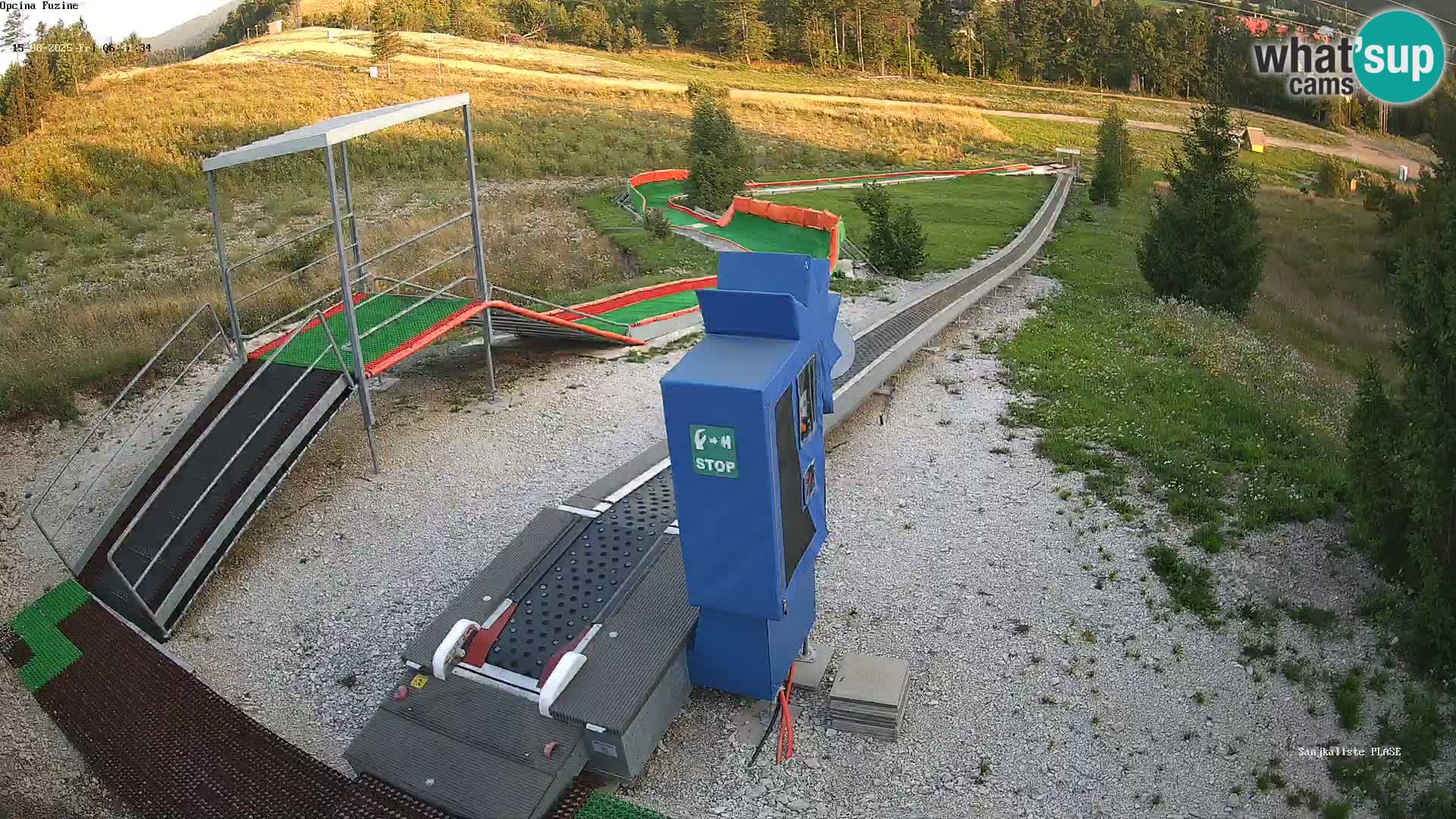 Webcam en direct Piste de luge de Fužine – Croatie