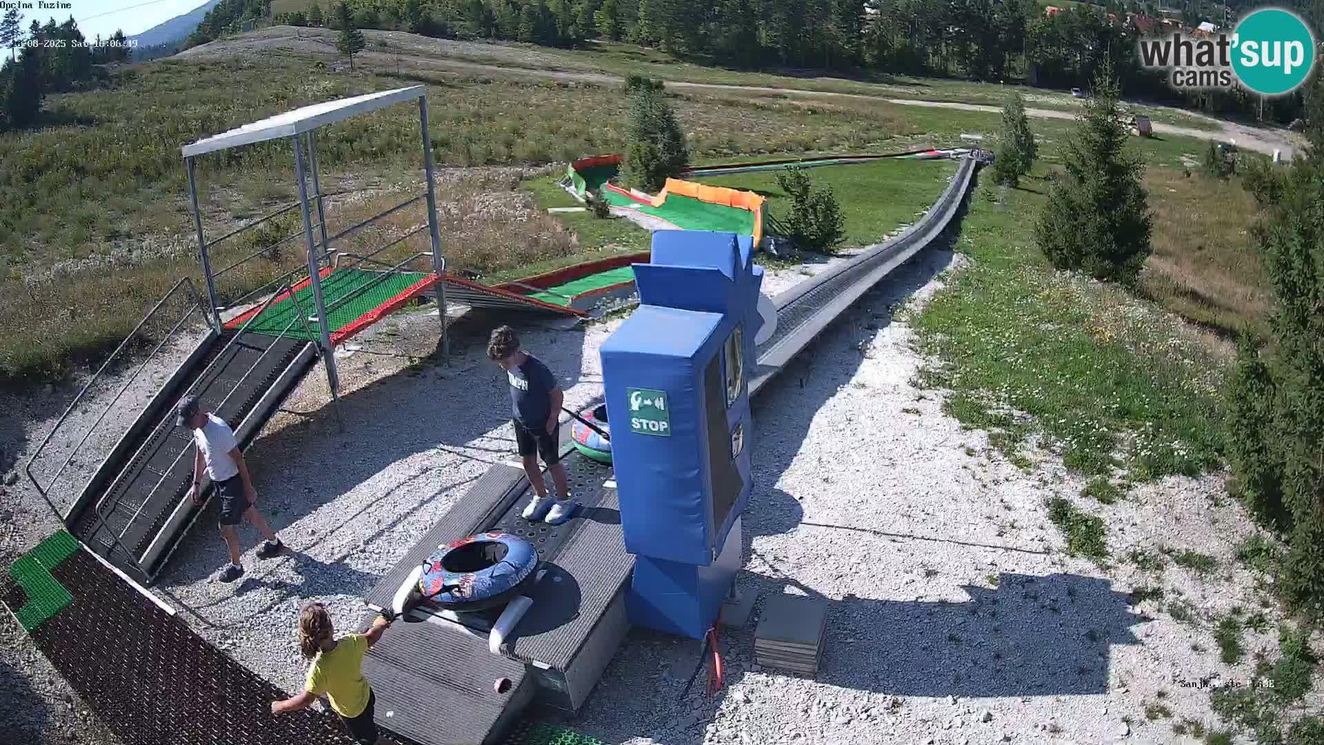 Live webcam Fužine toboggan run – Croatia