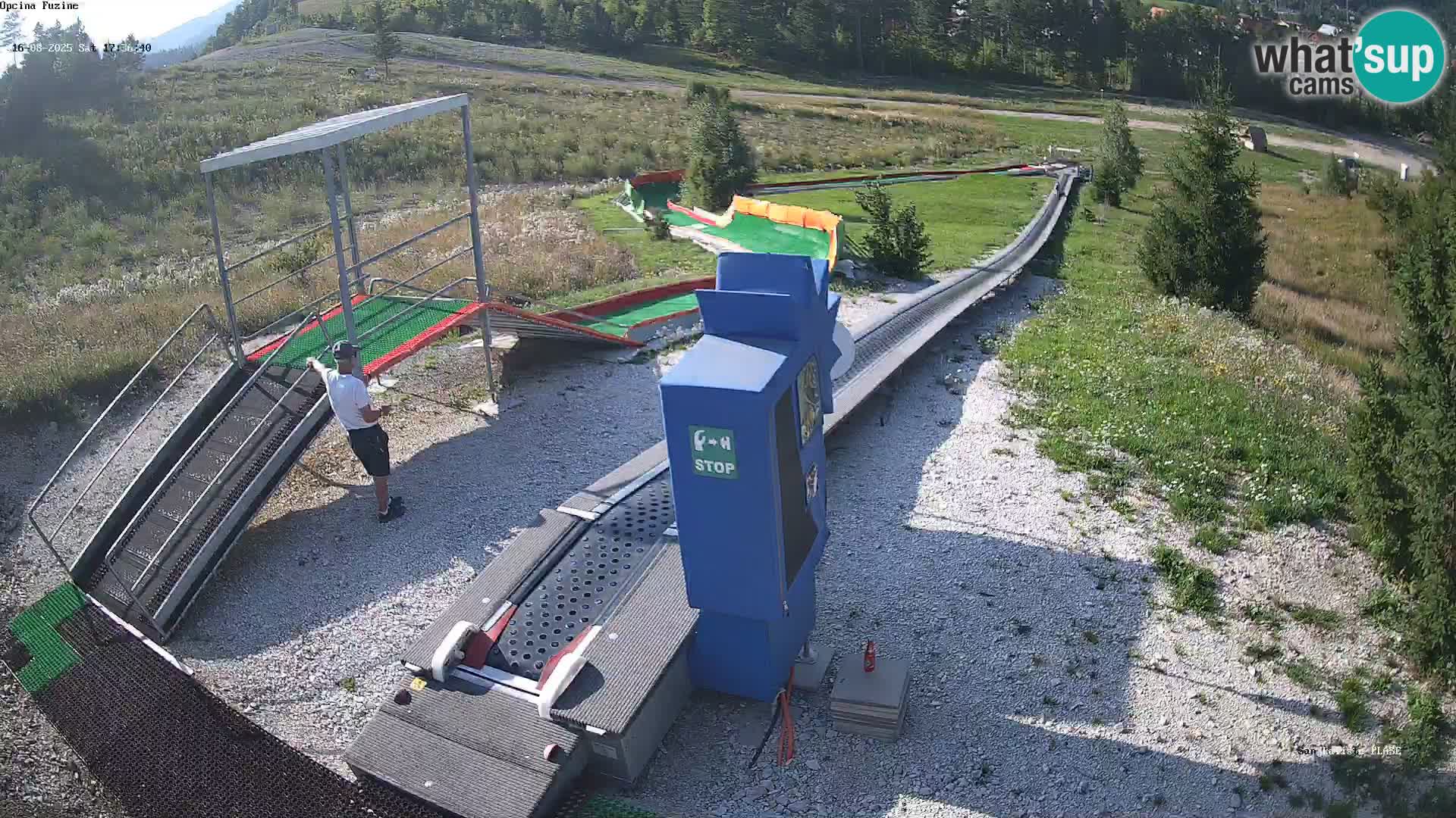 Live webcam Pista da slittino Fužine – Croazia