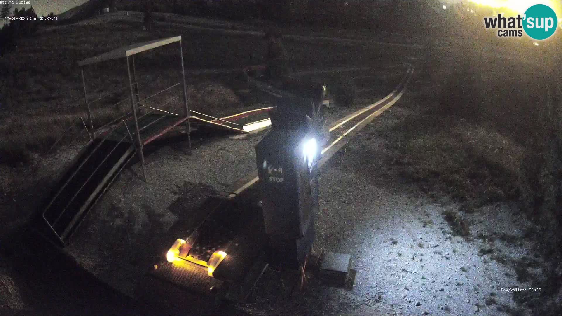 Live webcam Fužine toboggan run – Croatia