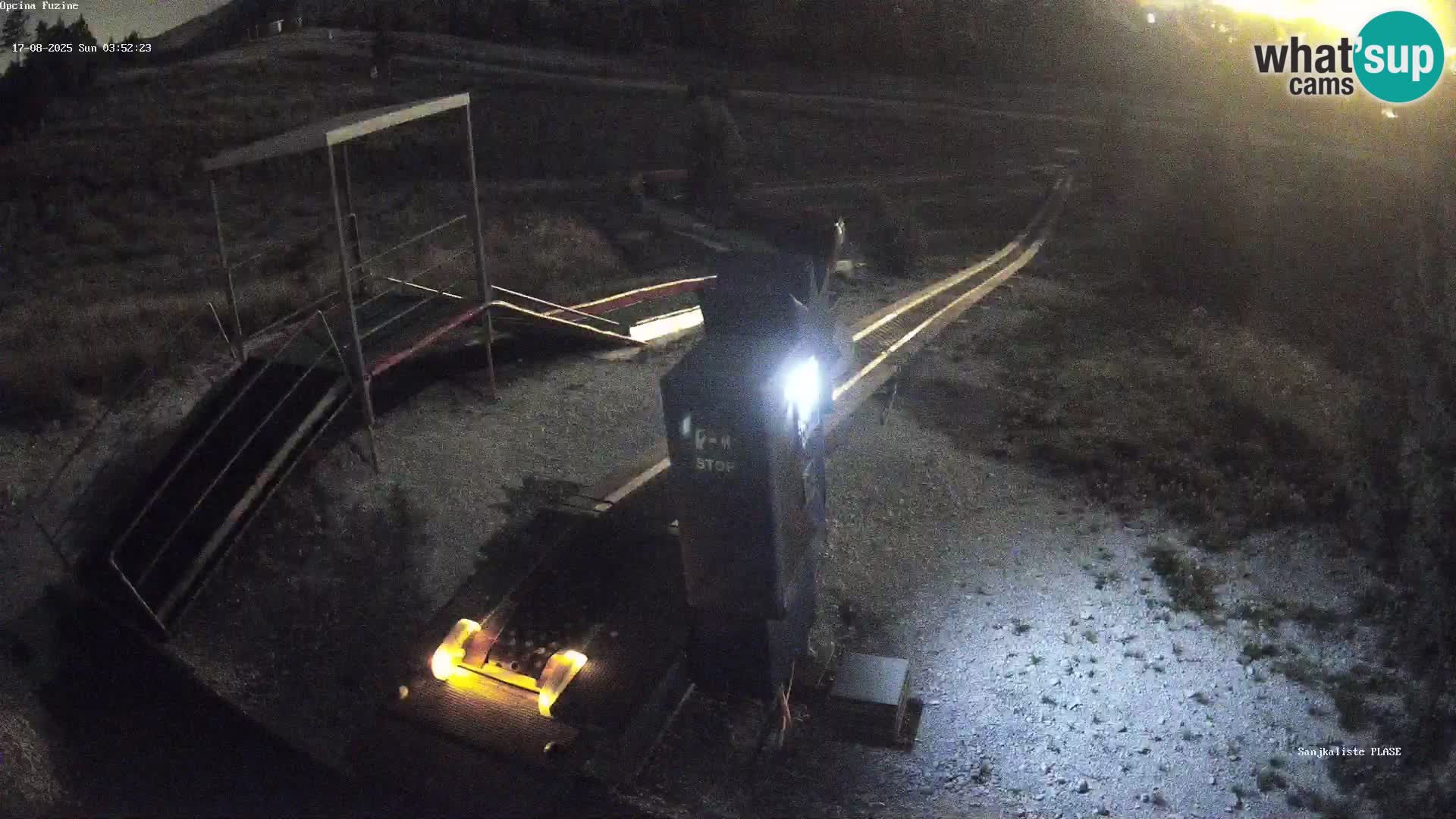 Live webcam Pista da slittino Fužine – Croazia