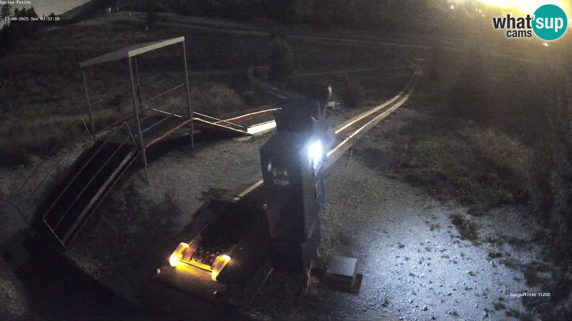 Live webcam Pista da slittino Fužine – Croazia