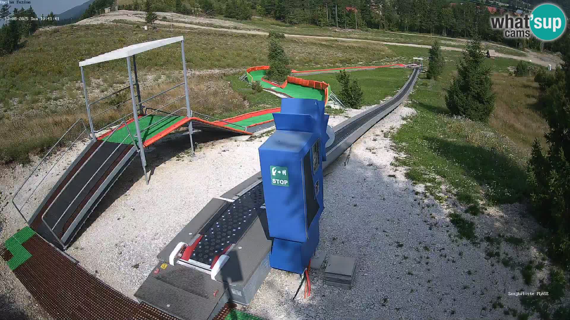 Spletna kamera v živo Sankališče Fužine – Hrvaška