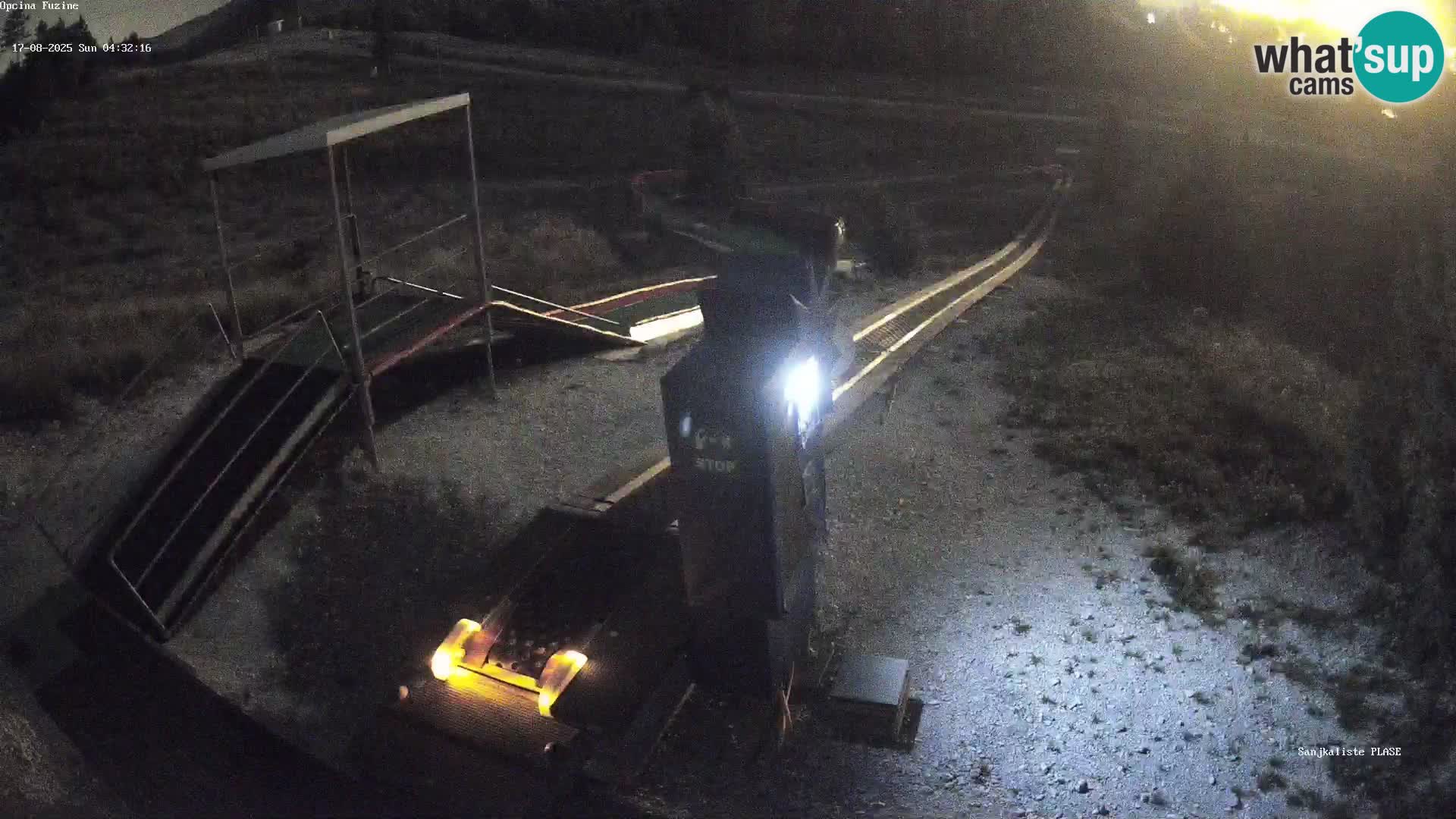 Spletna kamera v živo Sankališče Fužine – Hrvaška