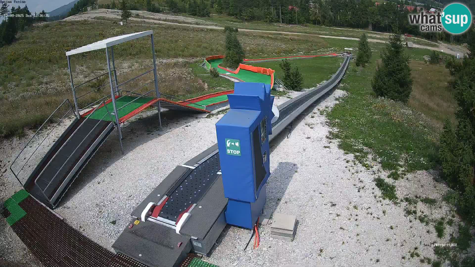 Spletna kamera v živo Sankališče Fužine – Hrvaška